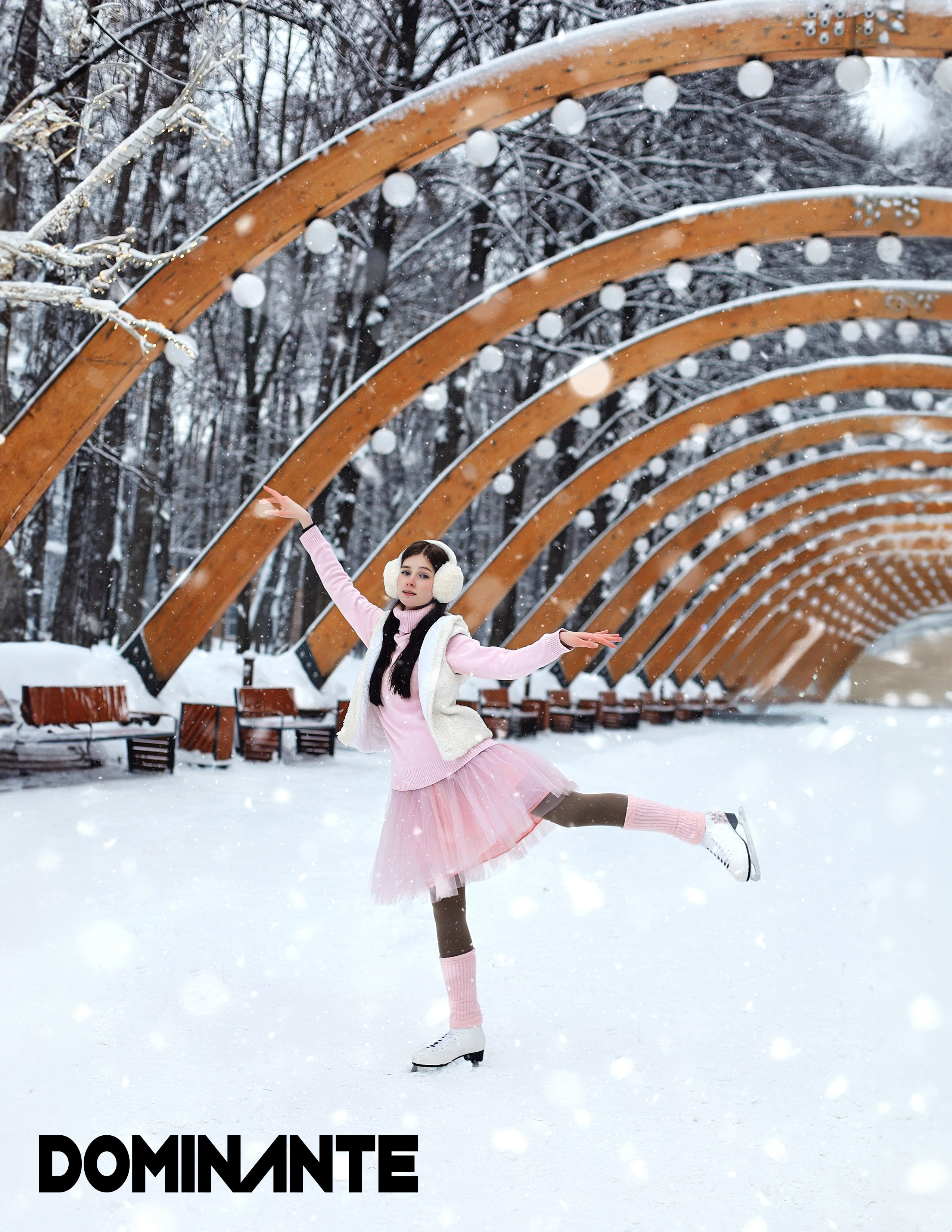 Девушка на льду. Фотограф в Смоленске Ася Польшина