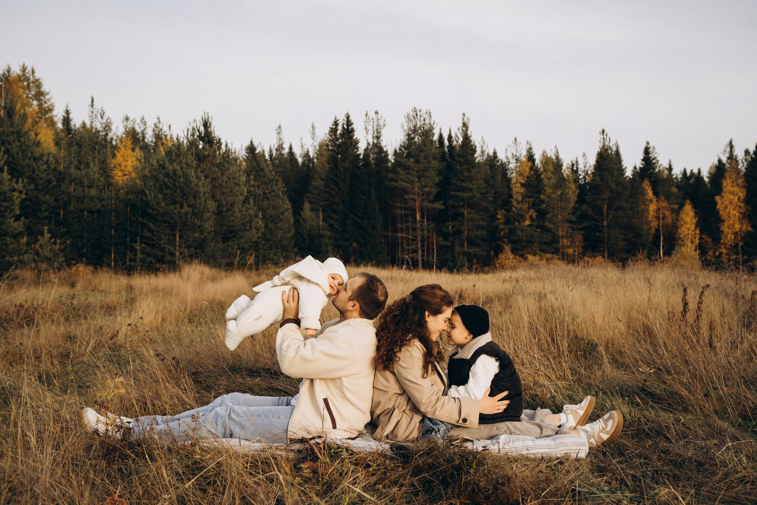 Виктор, Александра, Марк и Костик. Семейный и детский фотограф Плесецк, Мирный Марина Забабурина