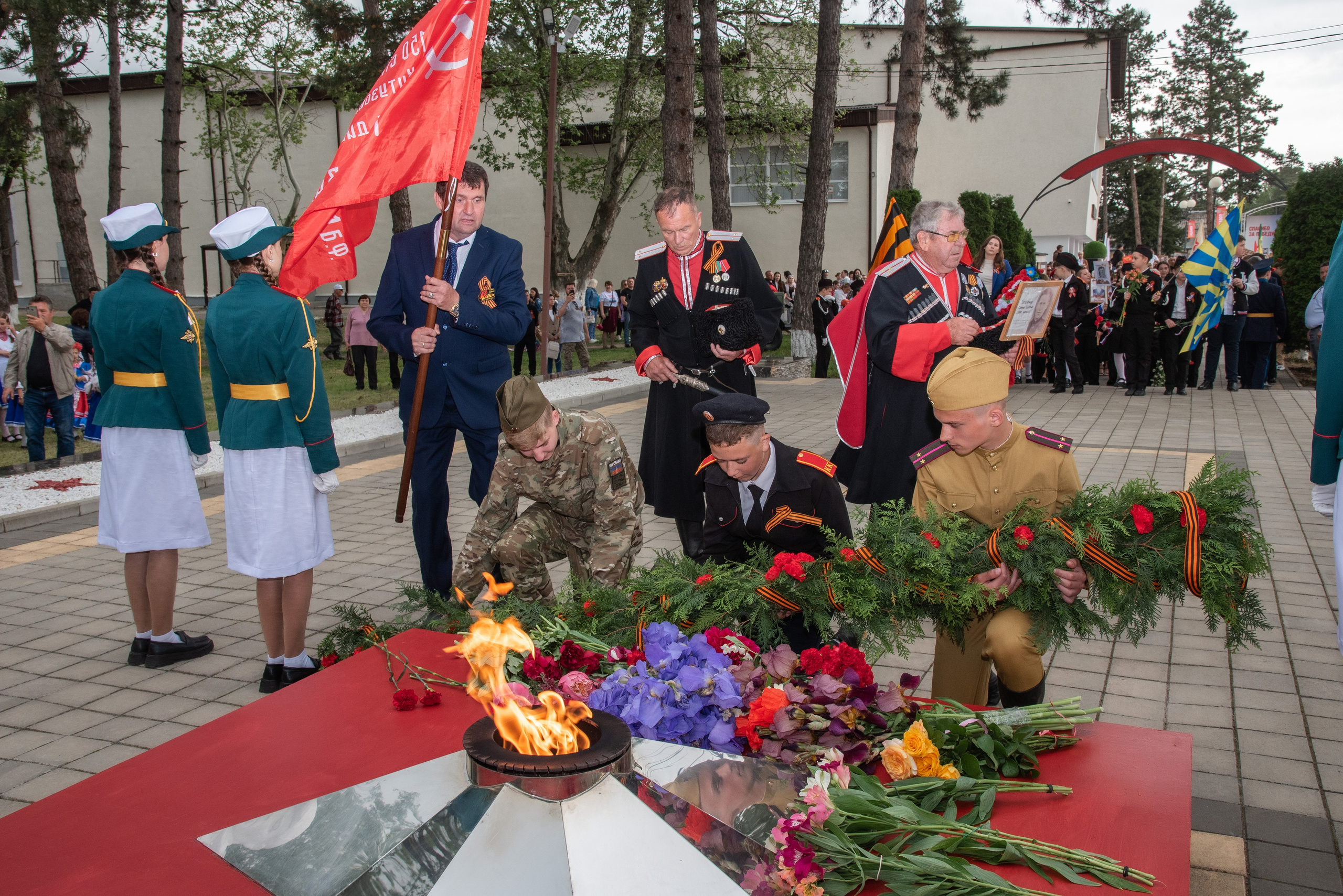 Репортаж для СМИ_9мая_п.Агроном (цветокор). Детский и семейный фотограф Краснодар / Сочи Сергеева Олеся