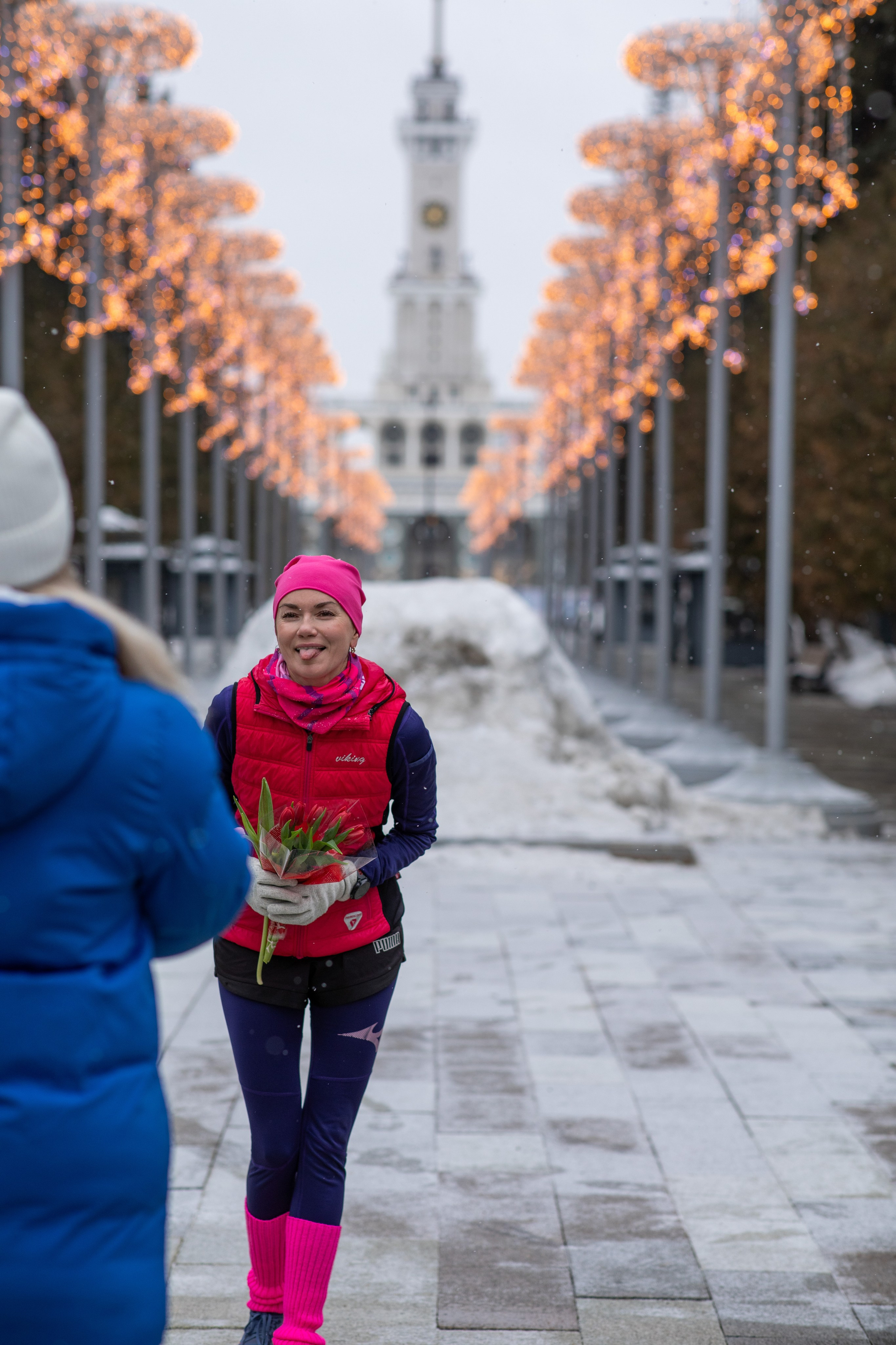 Забег 8 Марта, Речной вокзал. Фотограф Сергей Ловкий
