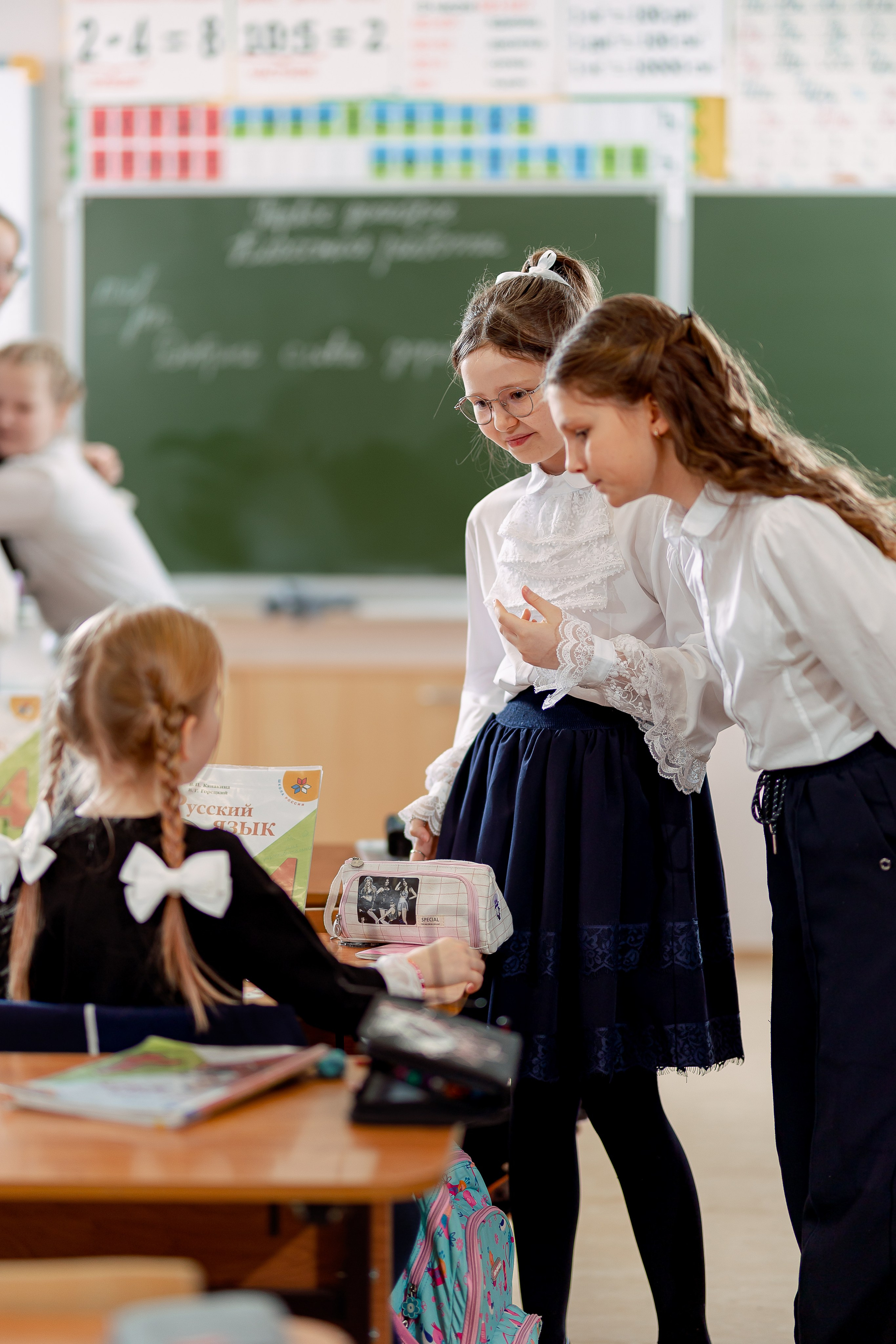 Репортаж на уроках. Семейный и детский фотограф Комина Елена, Власиха, Одинцово