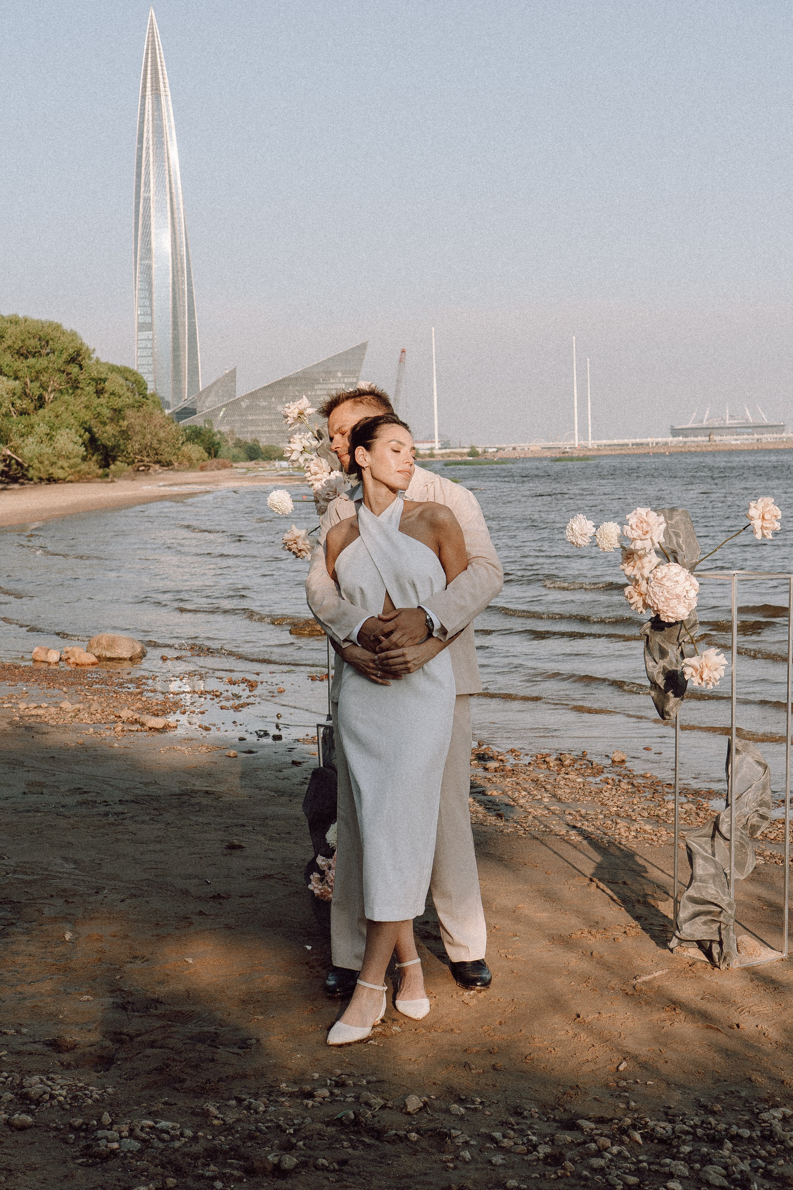 СВАДЕБНАЯ ФОТОСЕССИЯ ВЫЕЗДНОЙ ЦЕРЕМОНИИ (ФИНСКИЙ ЗАЛИВ). Профессиональный фотограф, Санкт-Петербург — Виктория Богомолова