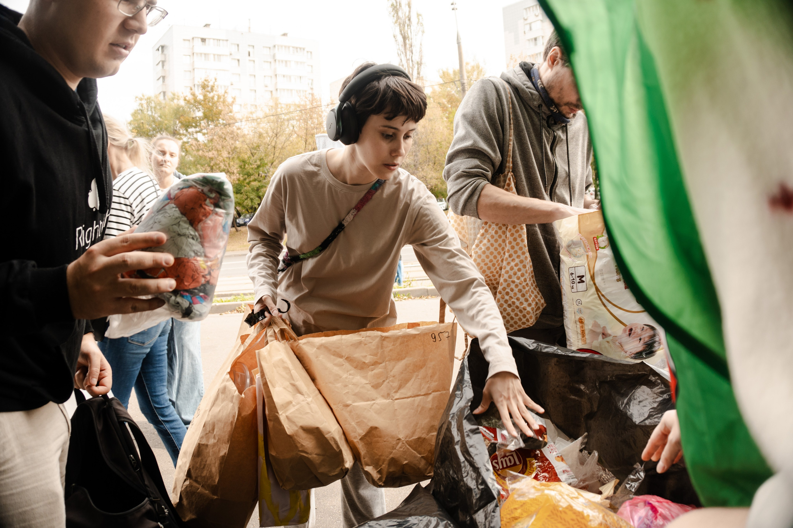 Экологическая акция «Ломоносов разделяет». Фотограф в Москве Лиза Архипова