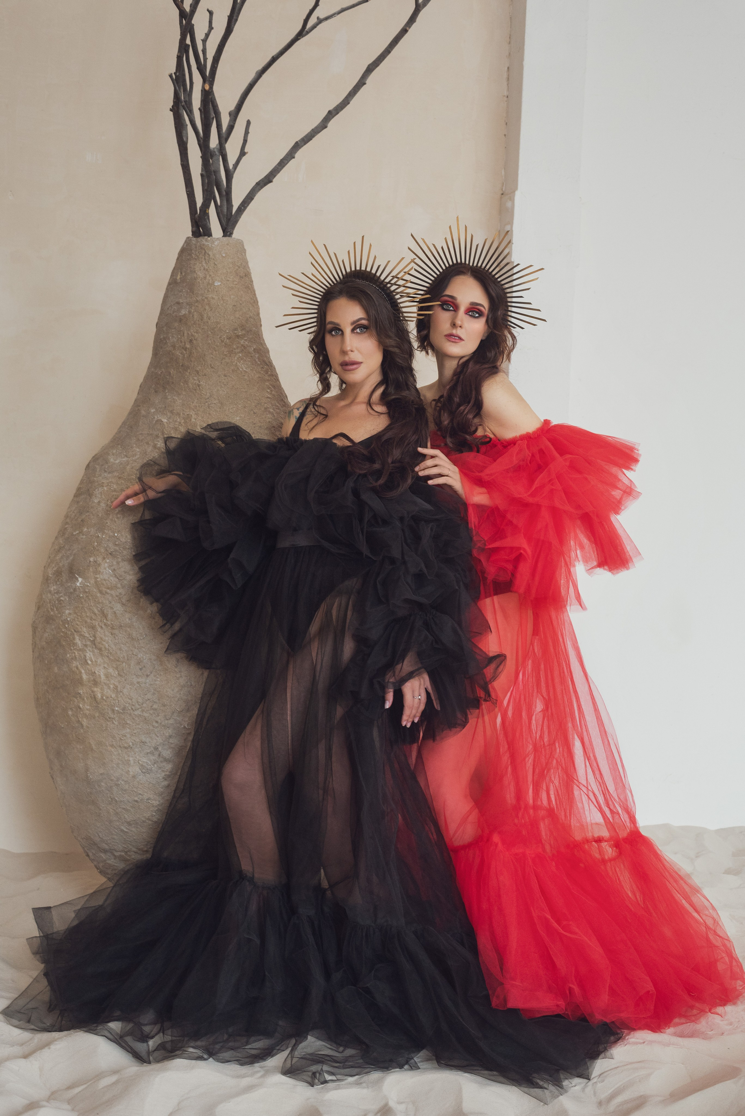 Съёмка Ангелины и Виктории