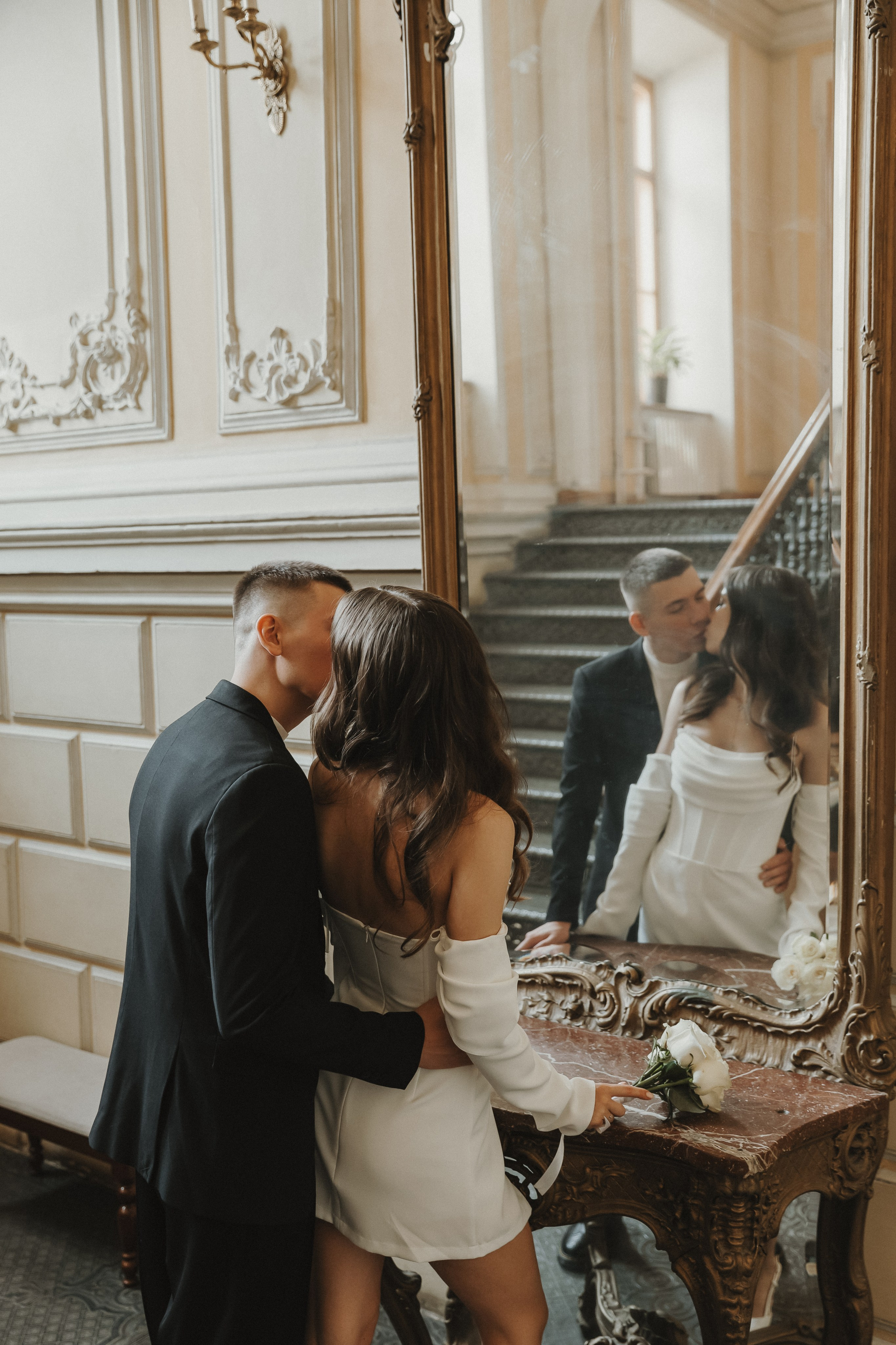 Свадебная фотосессия в Библиотеке-читальне им. А. С. Пушкина. Фотограф и видеограф Анна Домашенко