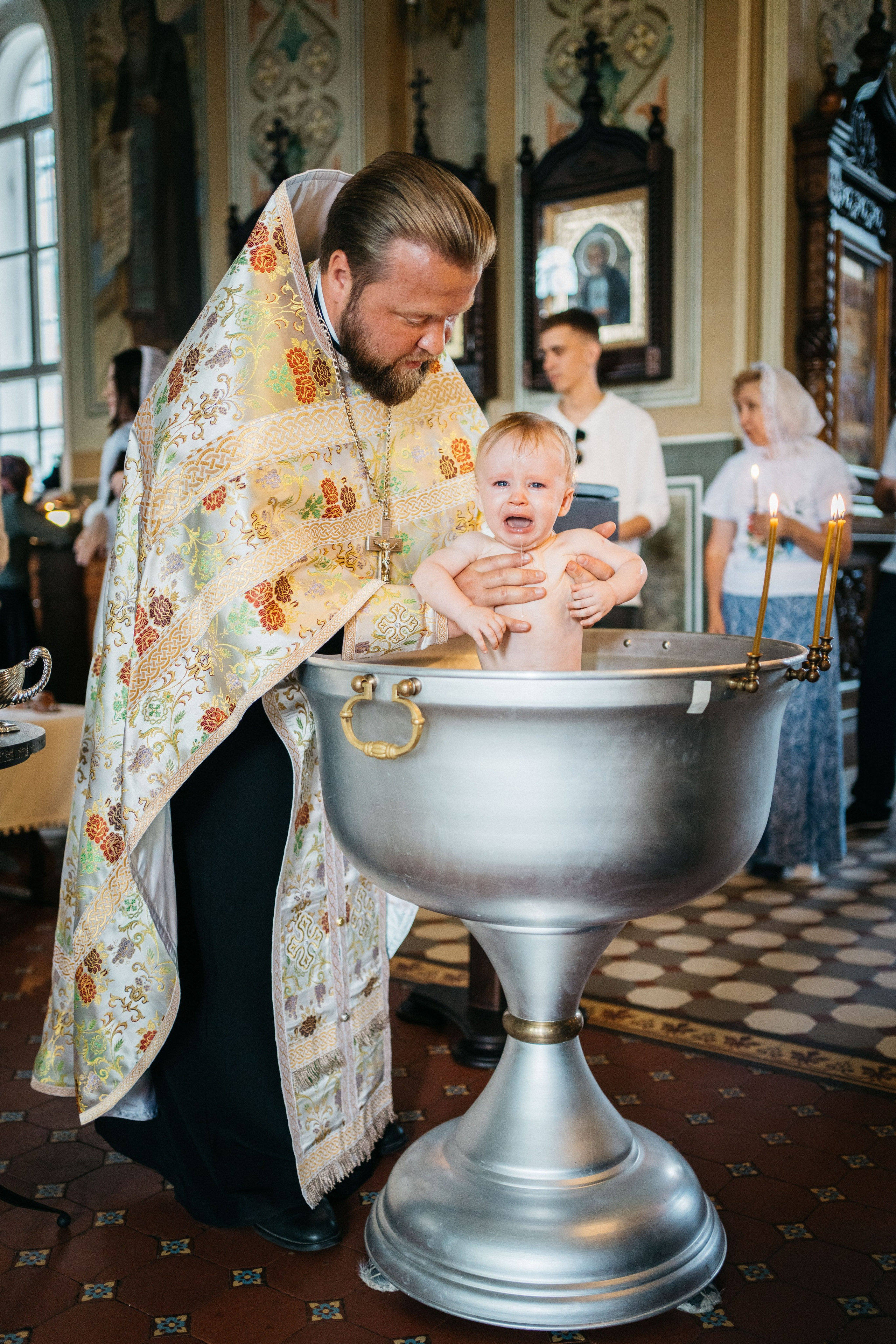 Крещение Филиппа. Семейный и детский фотограф г. Ногинск Катерина Ганюхина
