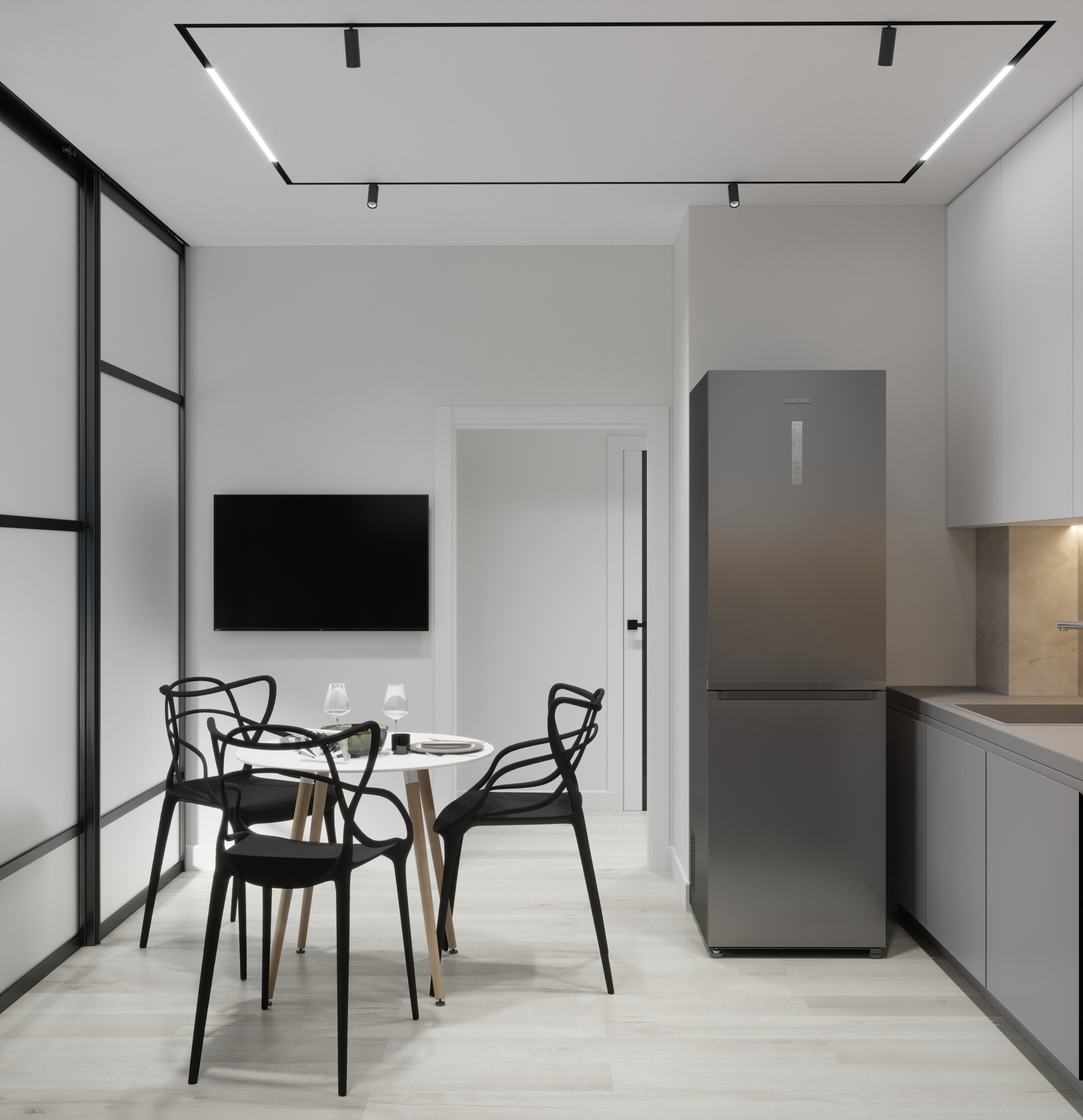 Дизайн - проект для семьи с яркими акцентами в интерьере. Анастасия Дремина DREMINA INTERIORS