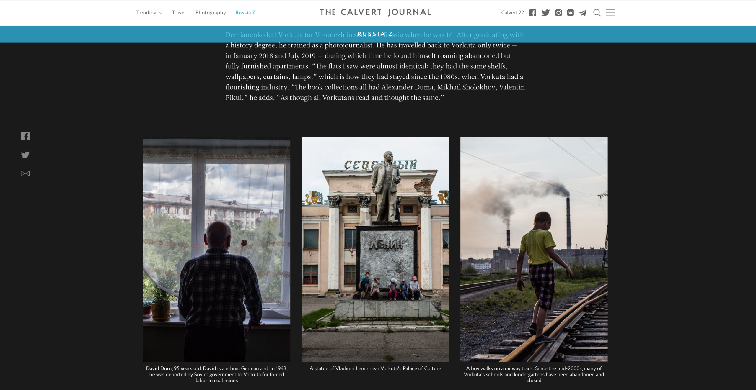 The Calvert Journal vorkuta  воркута  кальверт