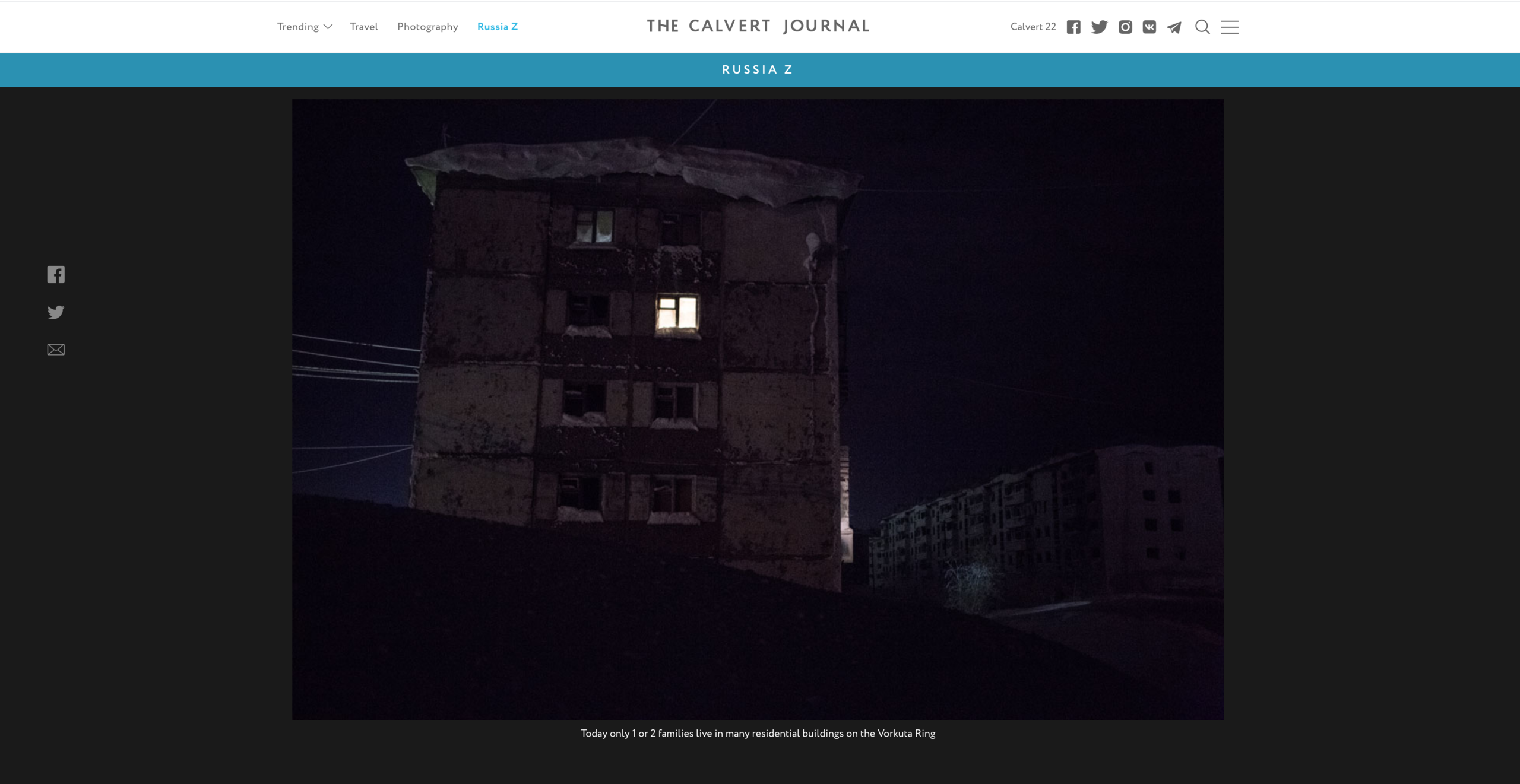 The Calvert Journal vorkuta  воркута  кальверт