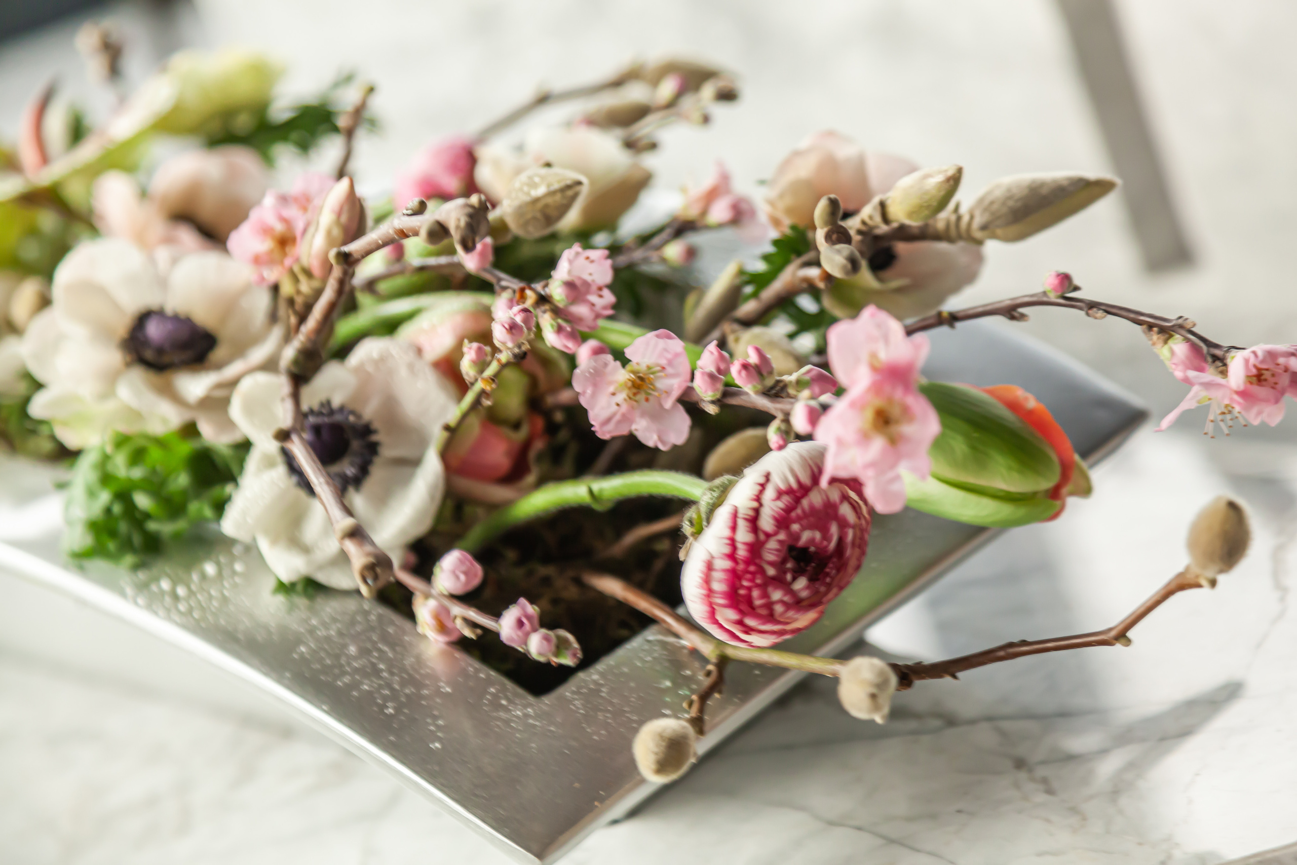 Flowers for business space