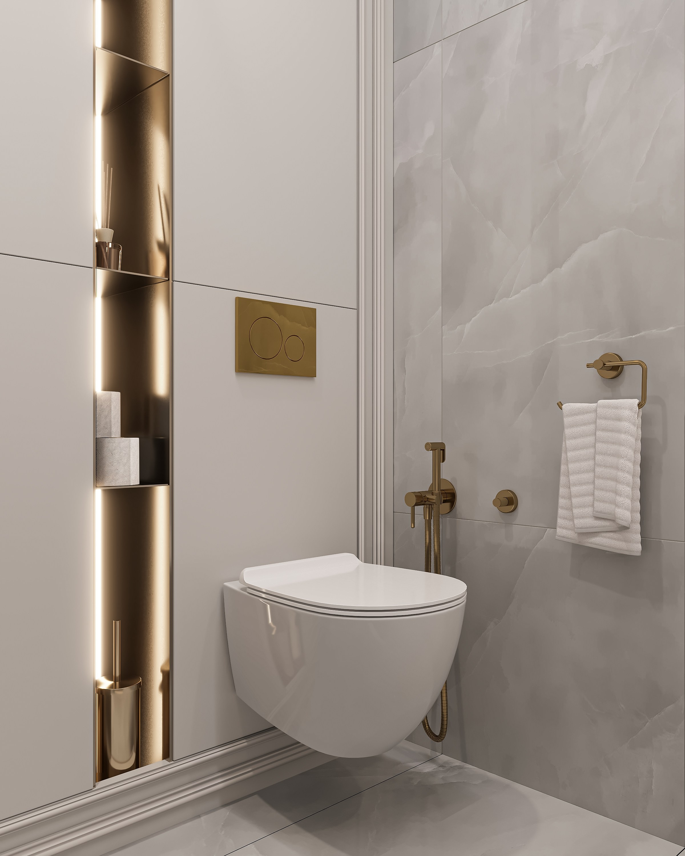 Квартира 60 м². 3Д-Визуализация Наталья Макогонова