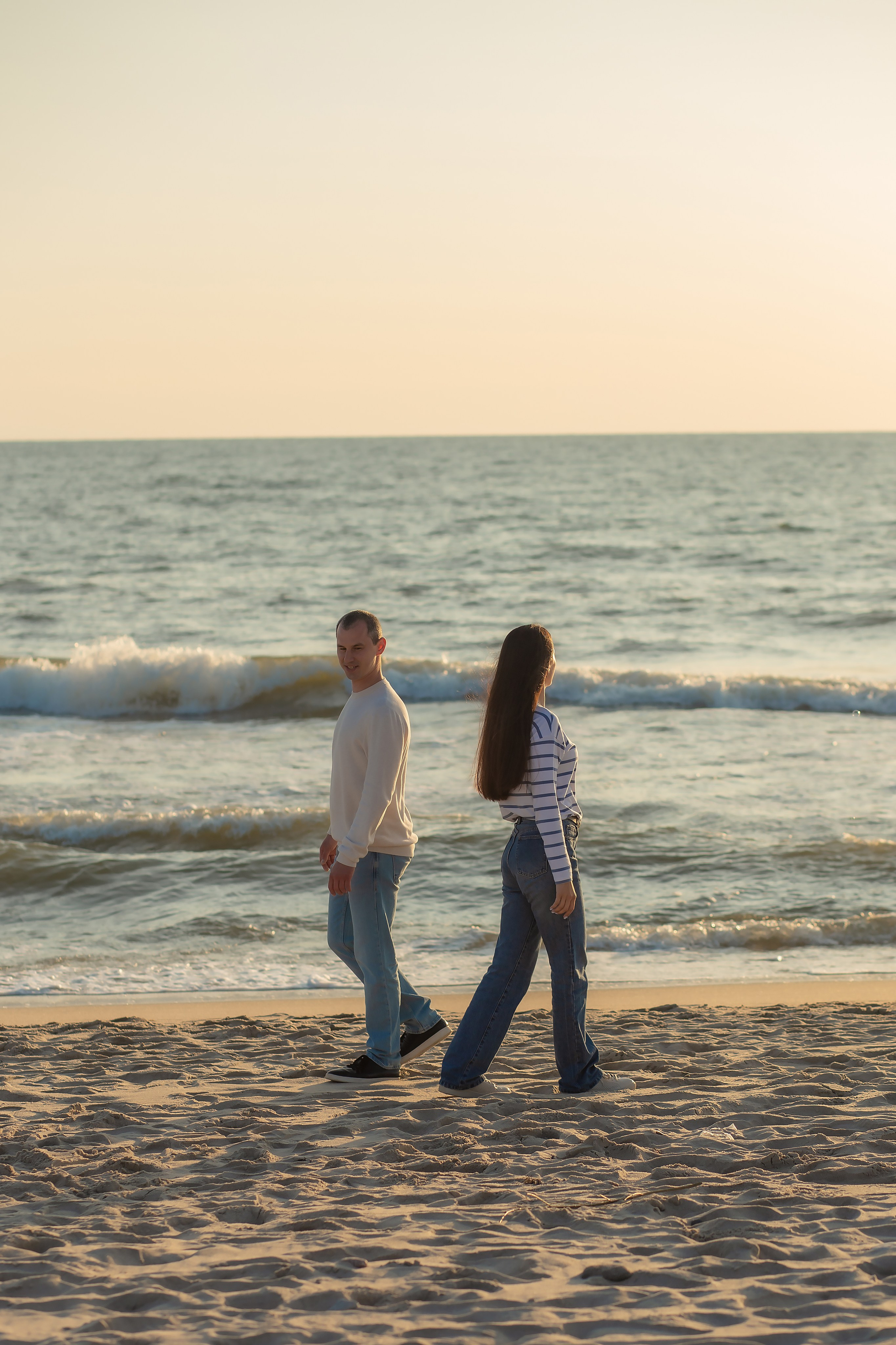 Павел и Татьяна. Закат в Янтарном. Фотограф в Калининграде Решетникова Алина
