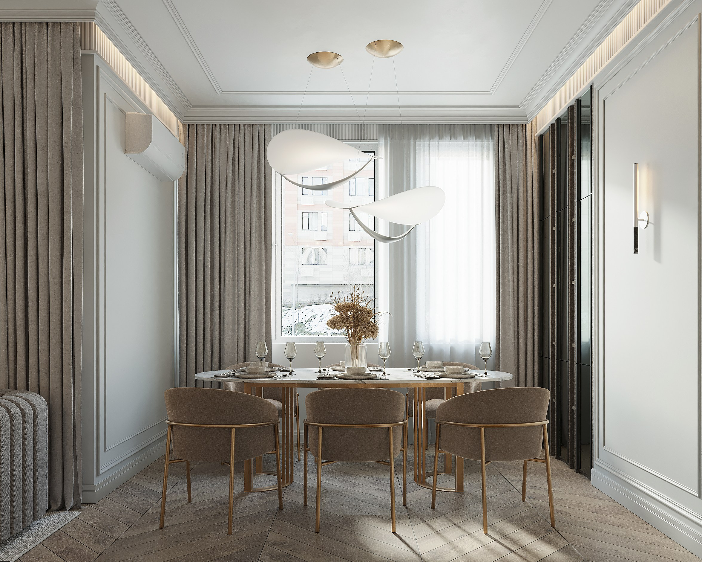 ЖК «REMIZOVKA», 156 м2/3. Room Design Studio