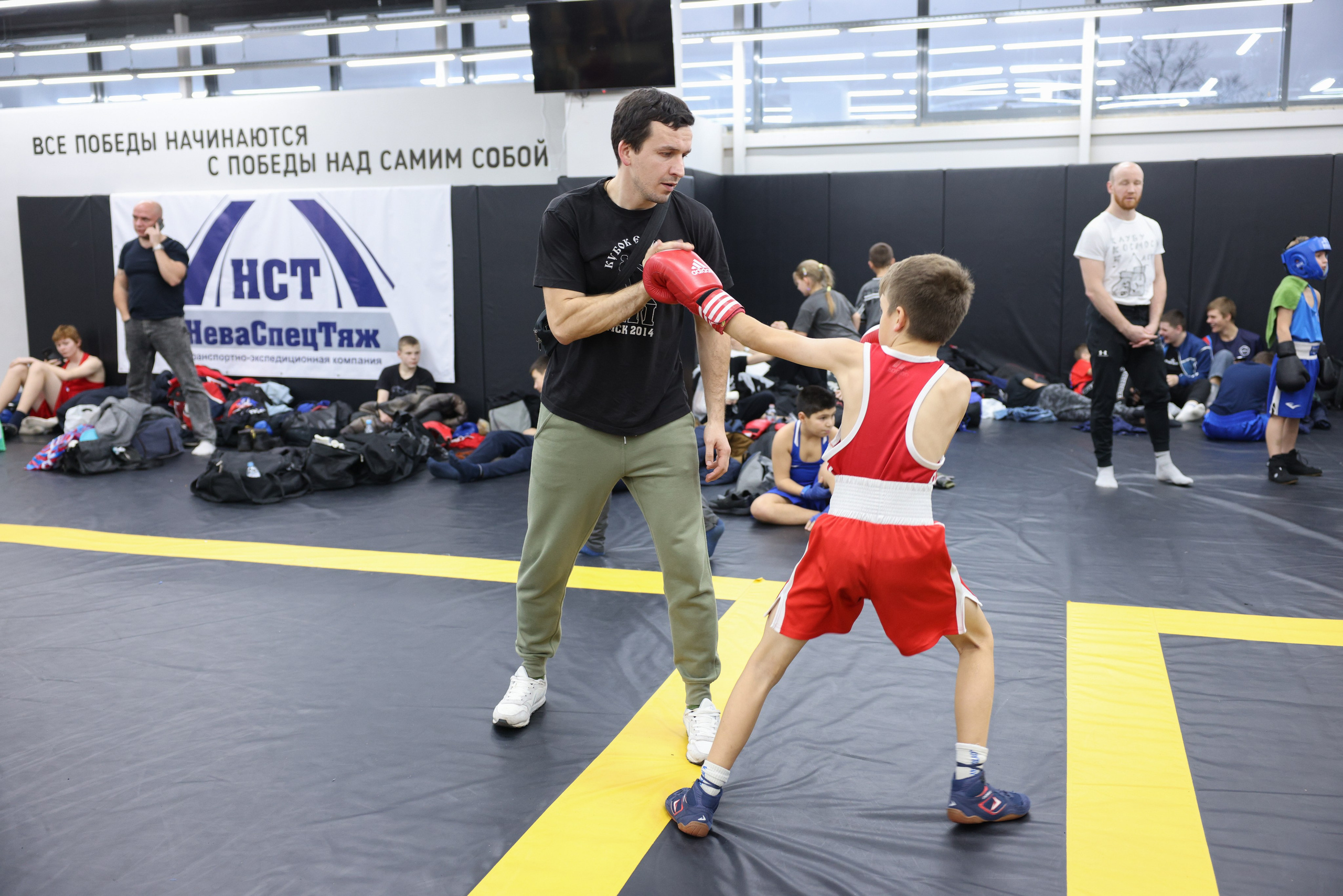 Открытый ринг «кубок ООО «ТЭК НеваСпецТяж». Фотограф Александр Заломаев