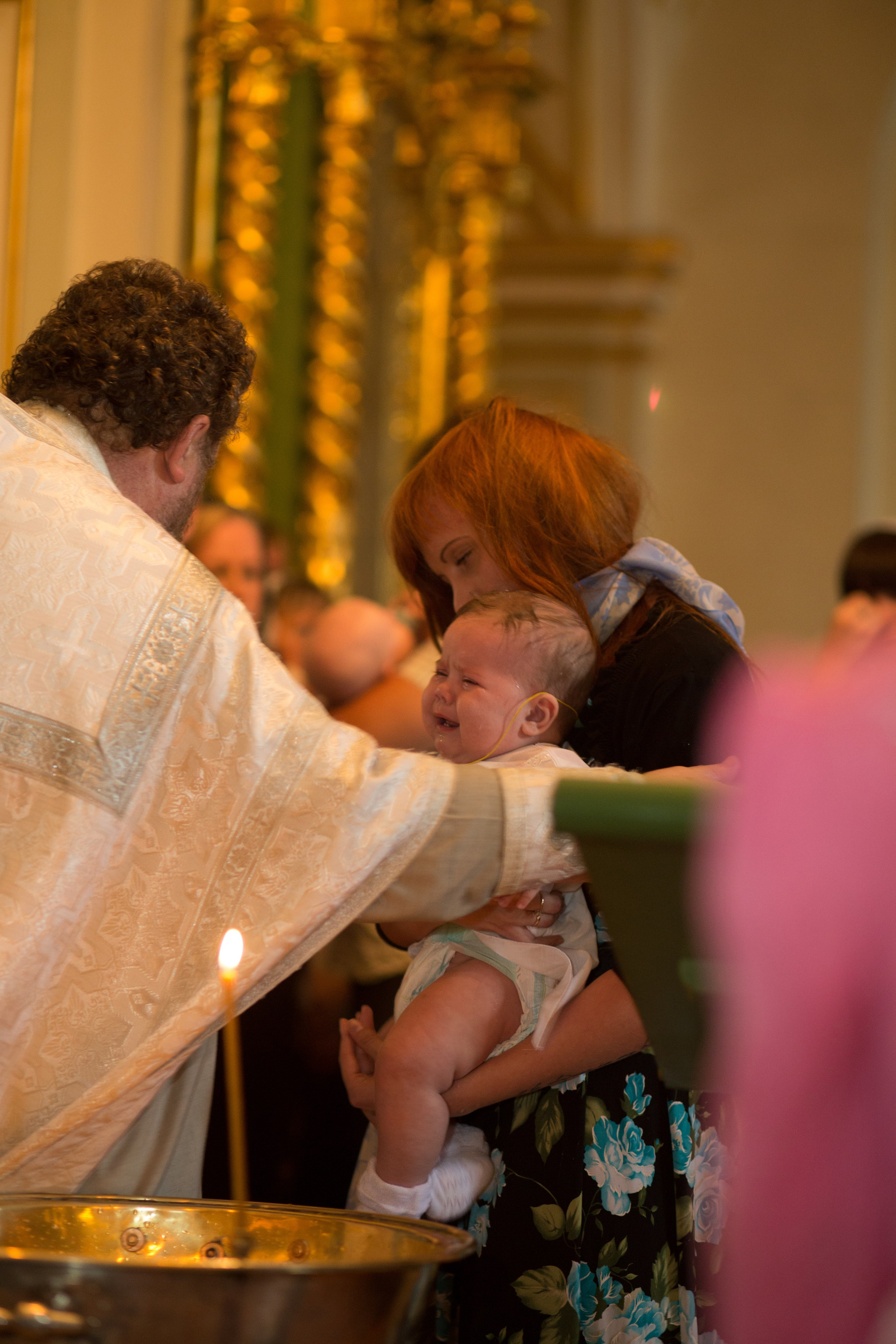 Крещение Олега. Фотограф Александр Заломаев