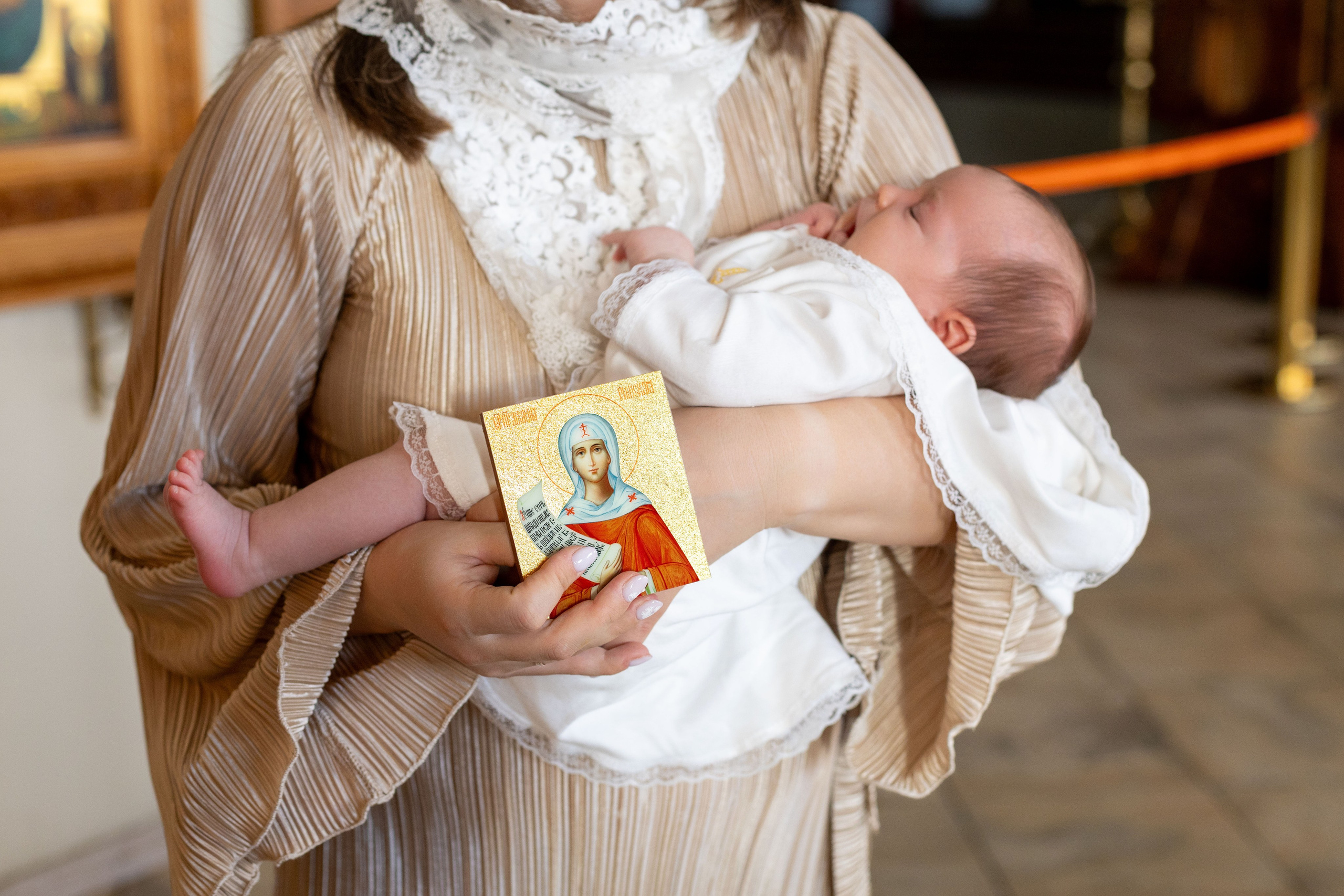 Крещение Милании. Семейный и детский фотограф Анна Петракова