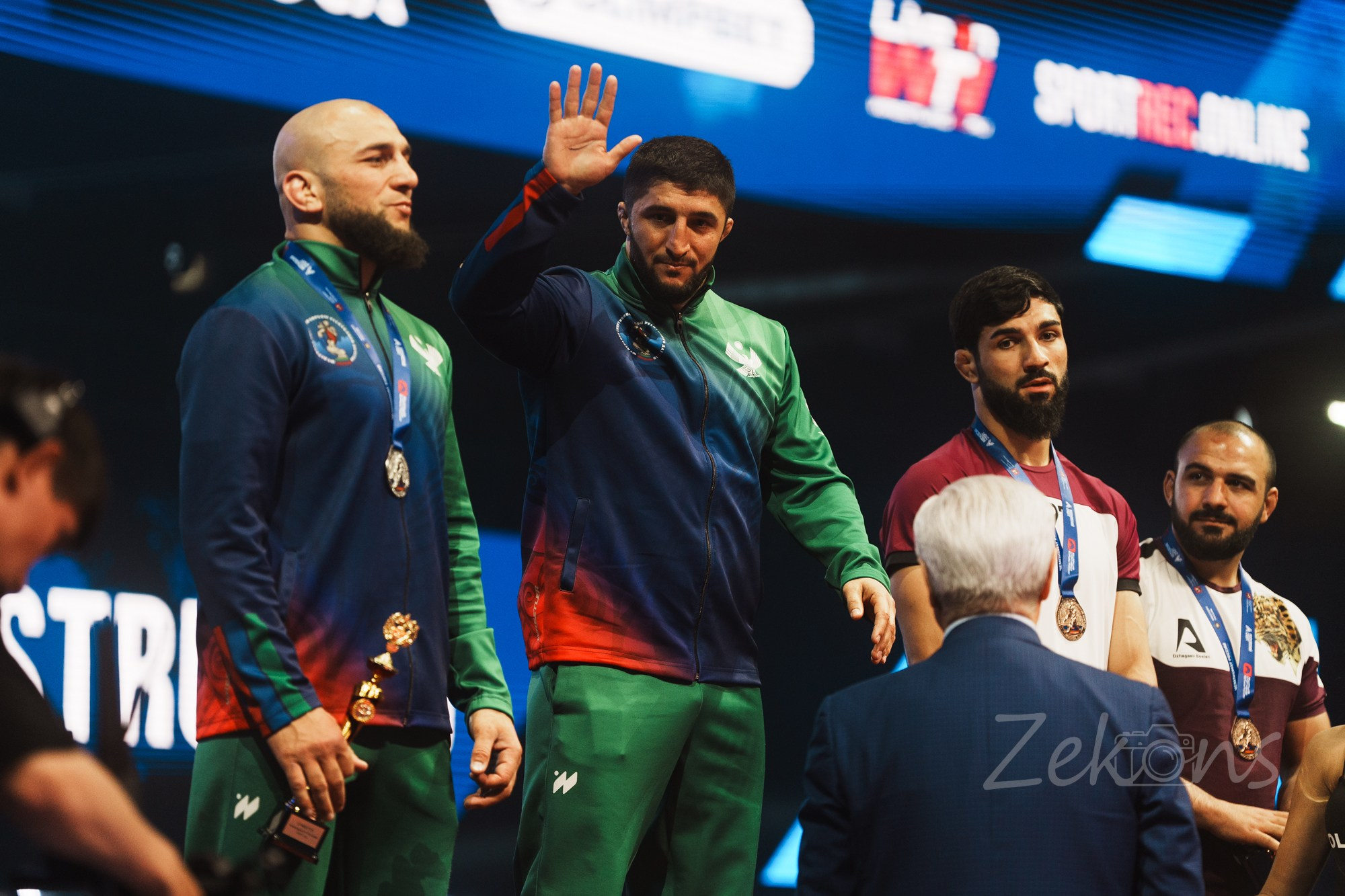 Чемпионат России по вольной борьбе 2025 (Москва). Zekons. Фото, видео, нейросети