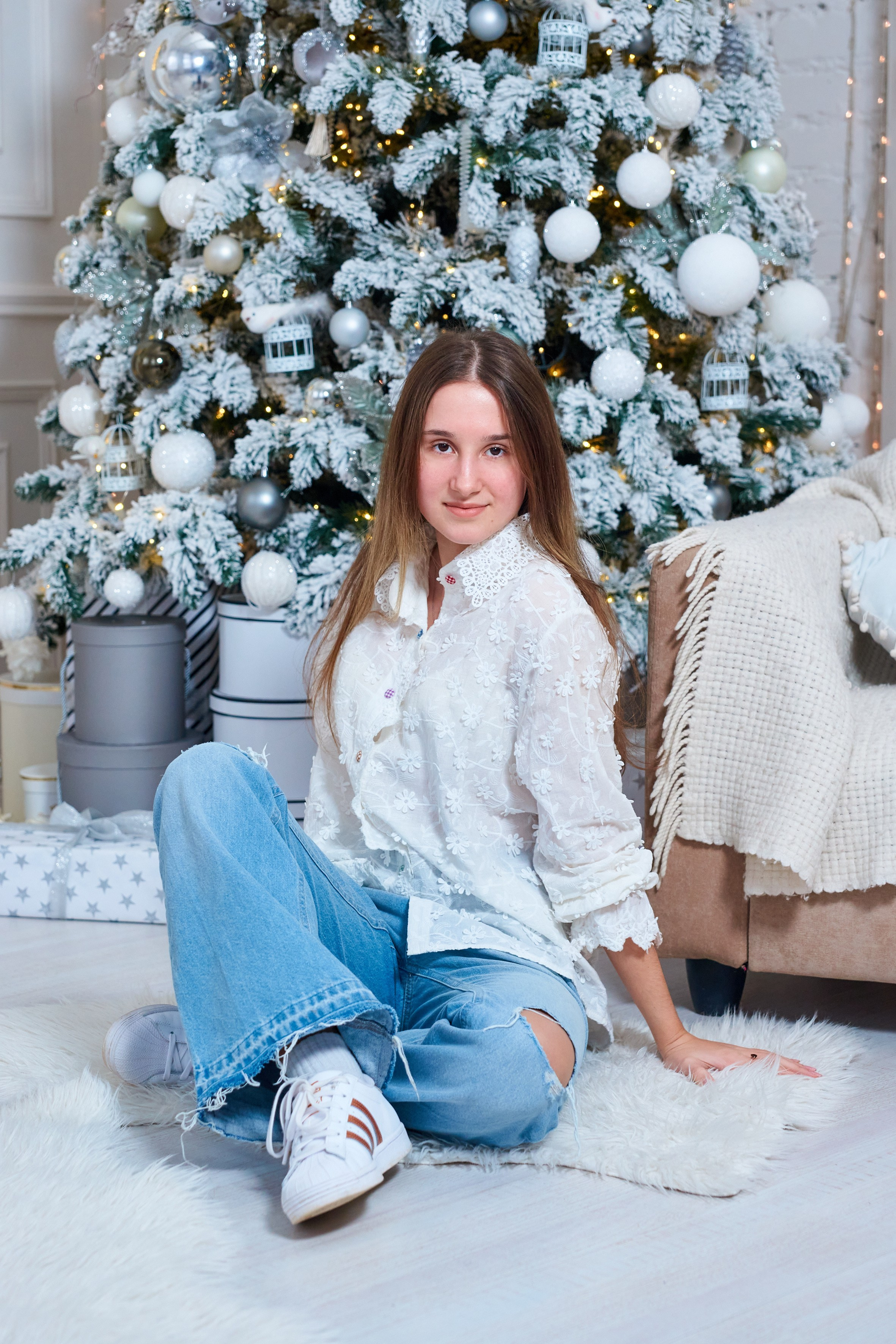 Студийная съёмка. 11 класс. Зима. Childrenfoto.ru