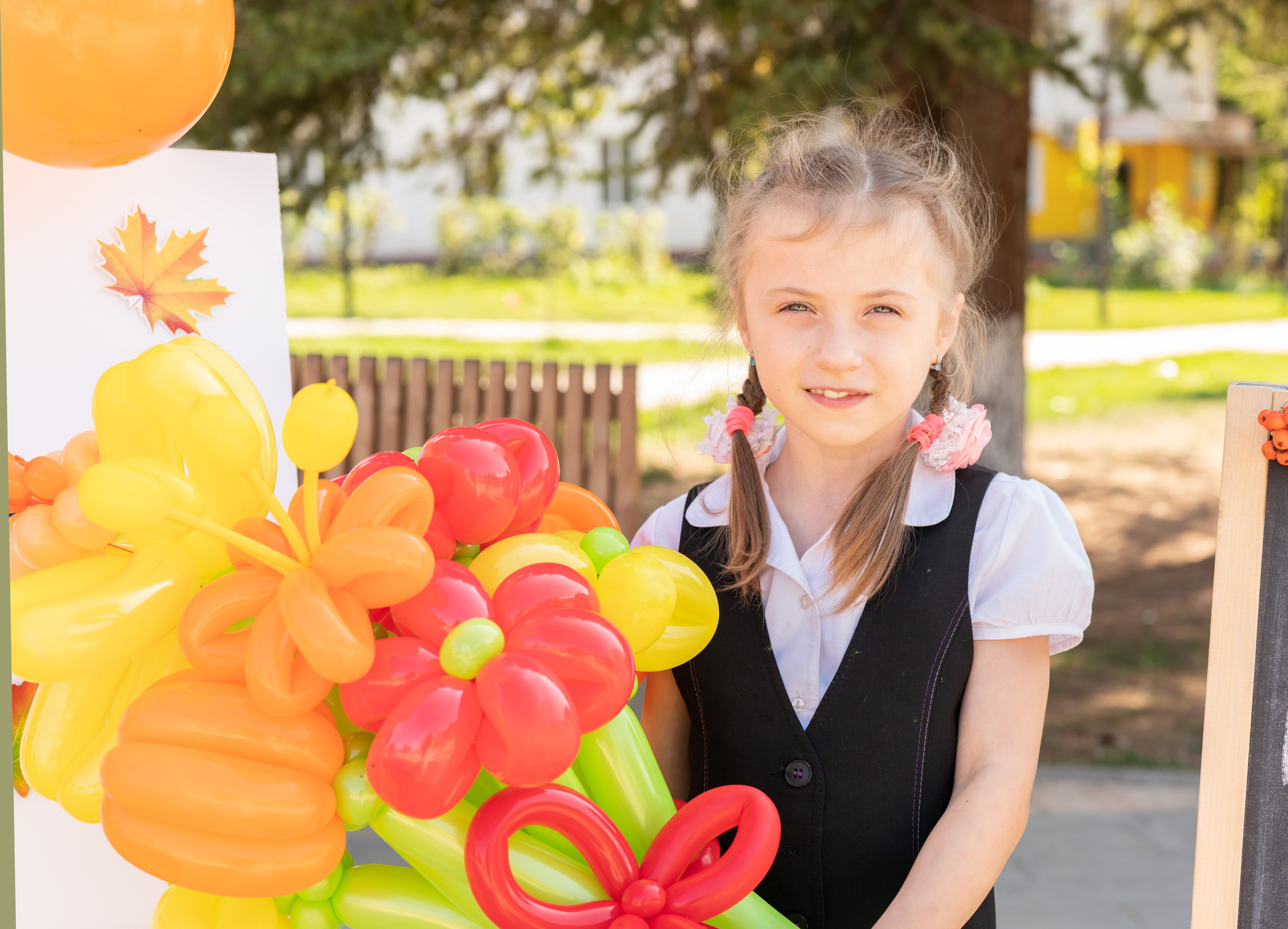 Фотопроект «Здравствуй, школа!» Люба с дочками. Семейный и детский фотограф Тула Ясногорск Тульская область Надежда Кукушкина