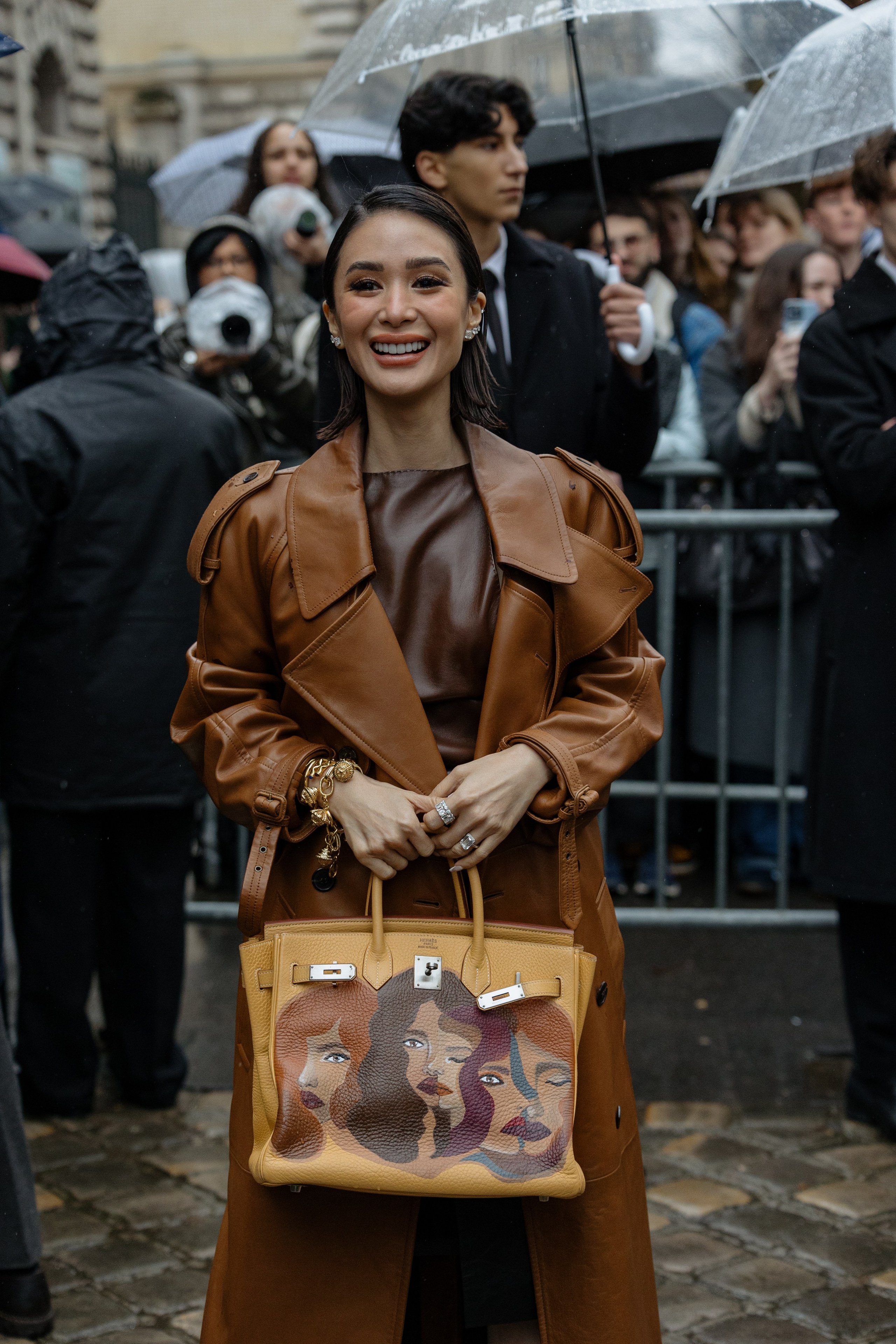 HERMES PFW WOMENSWEAR FALL-WINTER 24/25. Photographer in Milan Ivan Goncharov