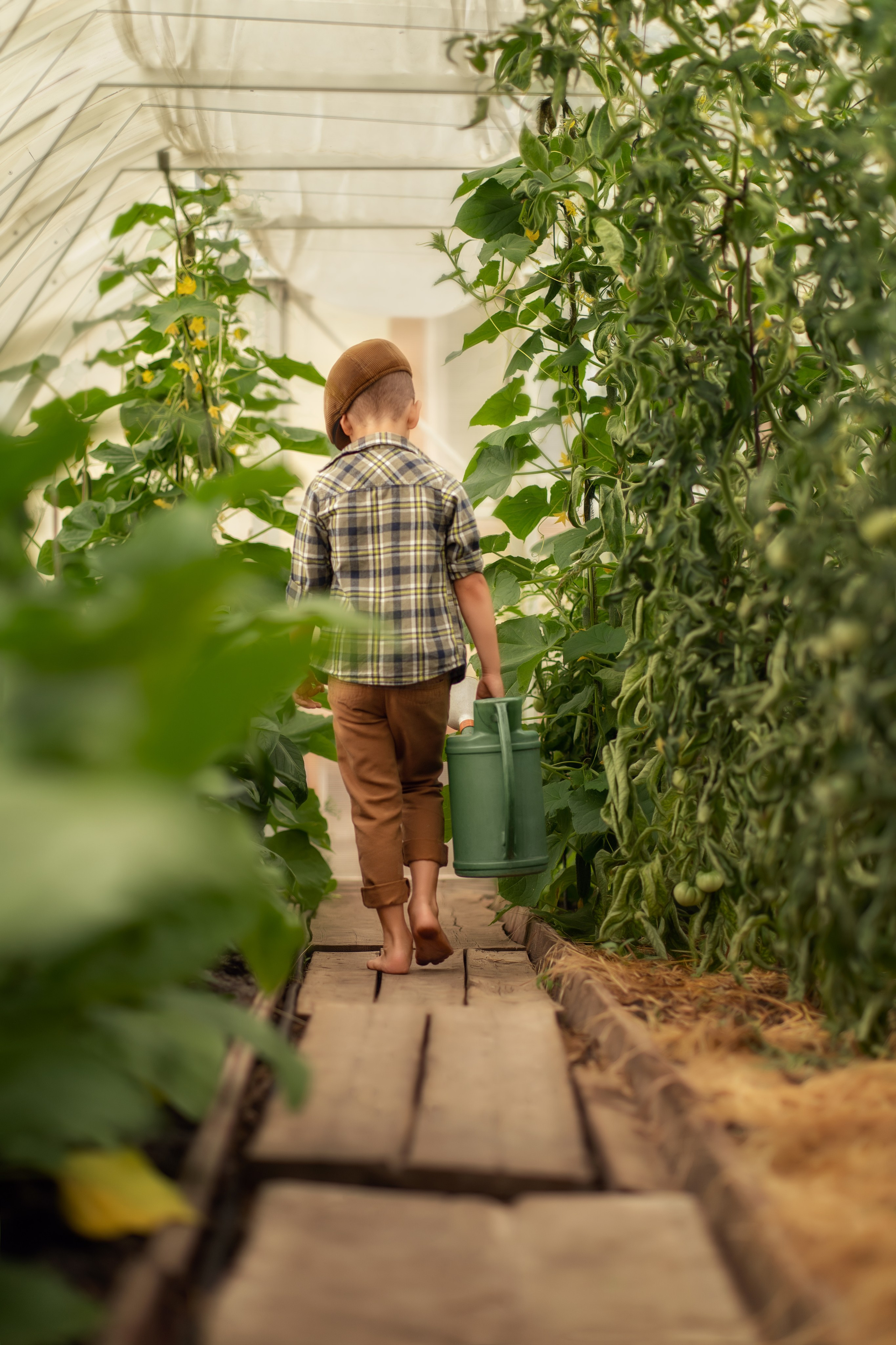 Фотоистория «В теплице». Семейный и детский фотограф Фрязино, Щелково Юлия Март