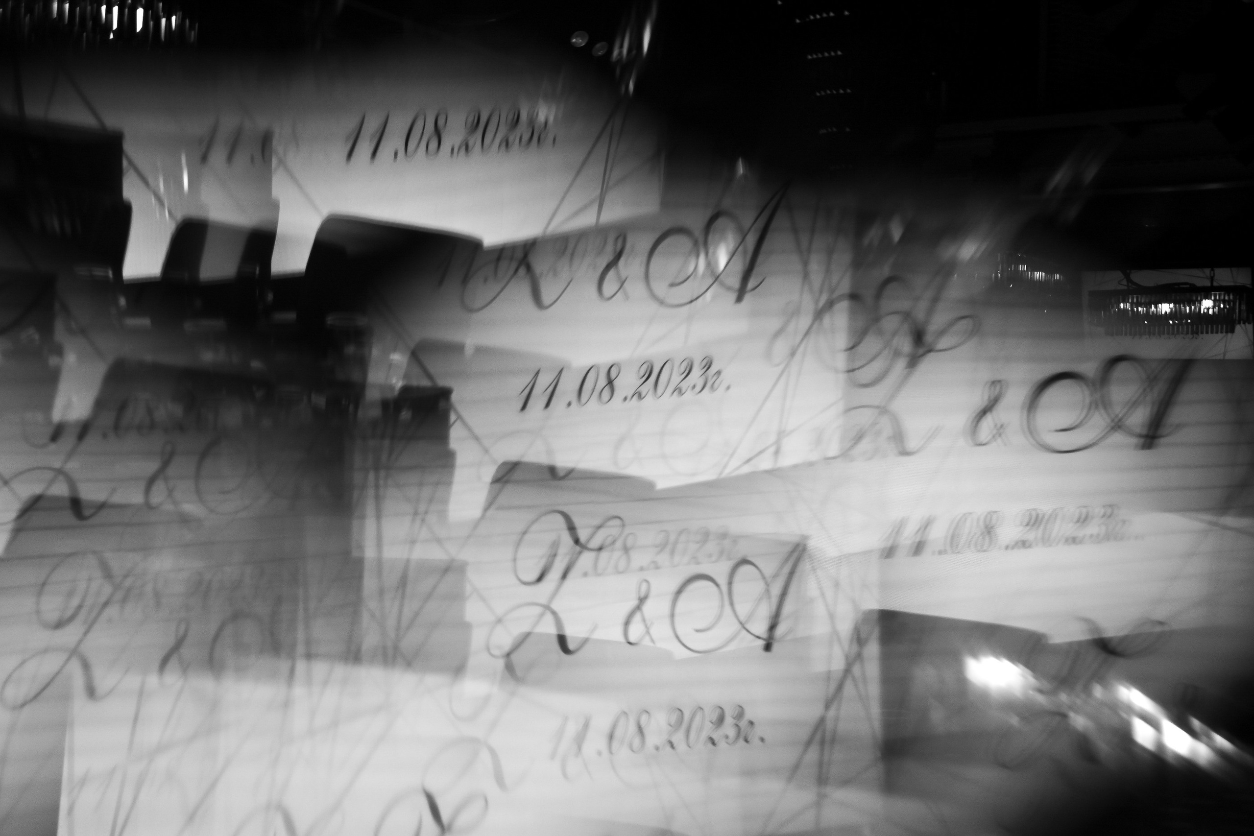 Black and white film. <3