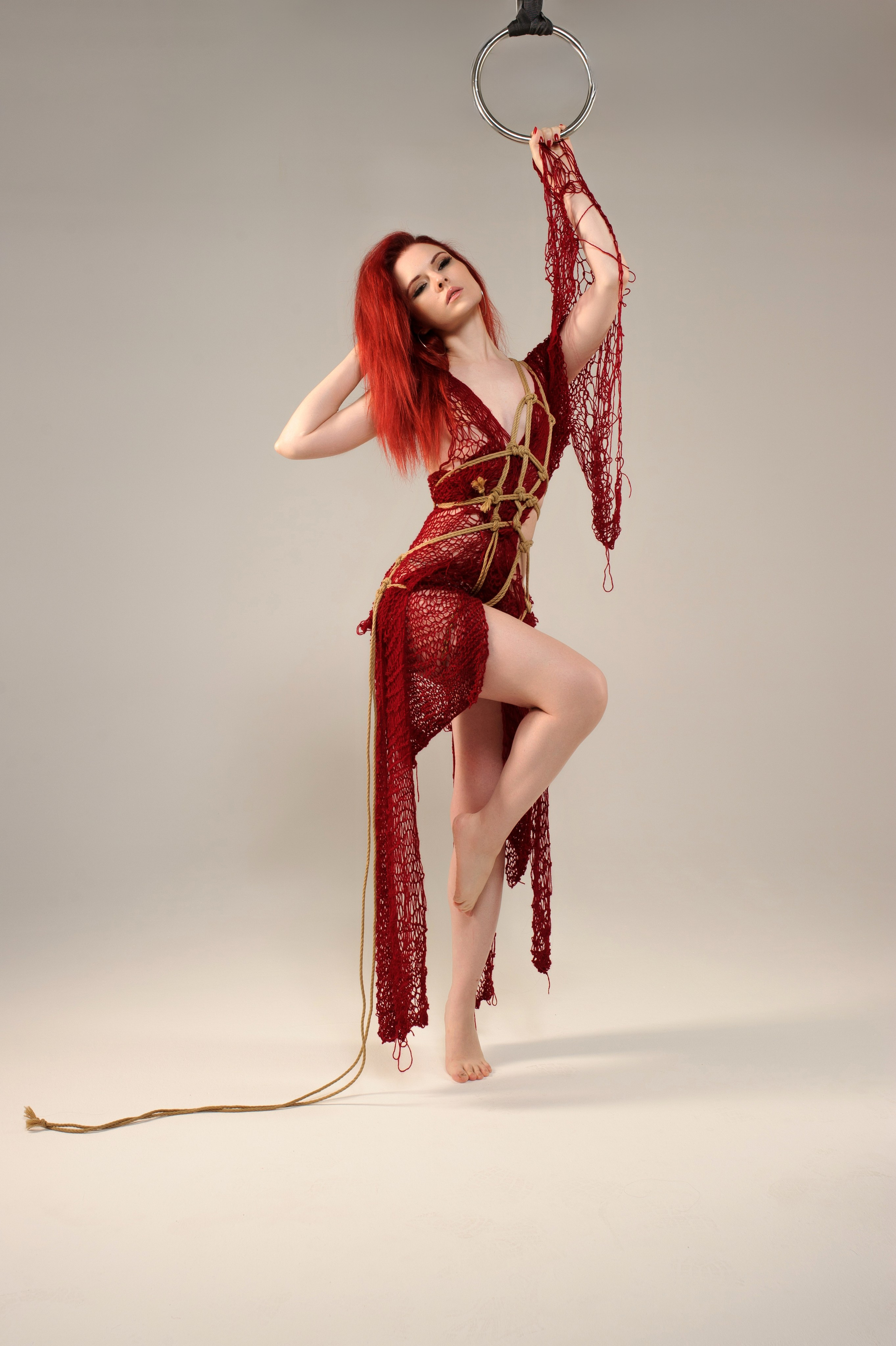 Фотосессия в стиле шибари. Александр Mr.Brass — фотографирую женский портрет в Москве