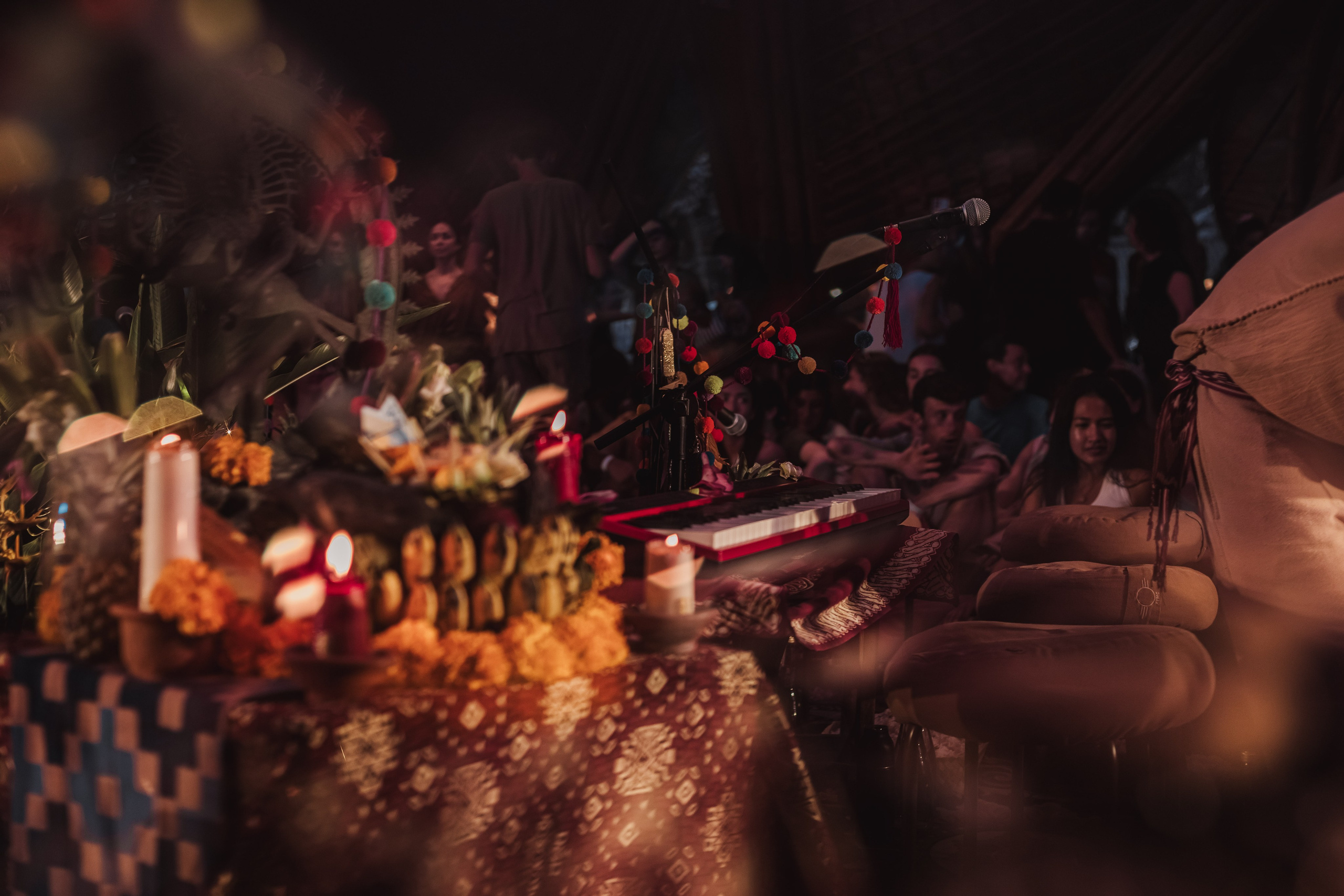 Hanuman Project kirtan at Alchemy april. Mariam Bagdasaryan