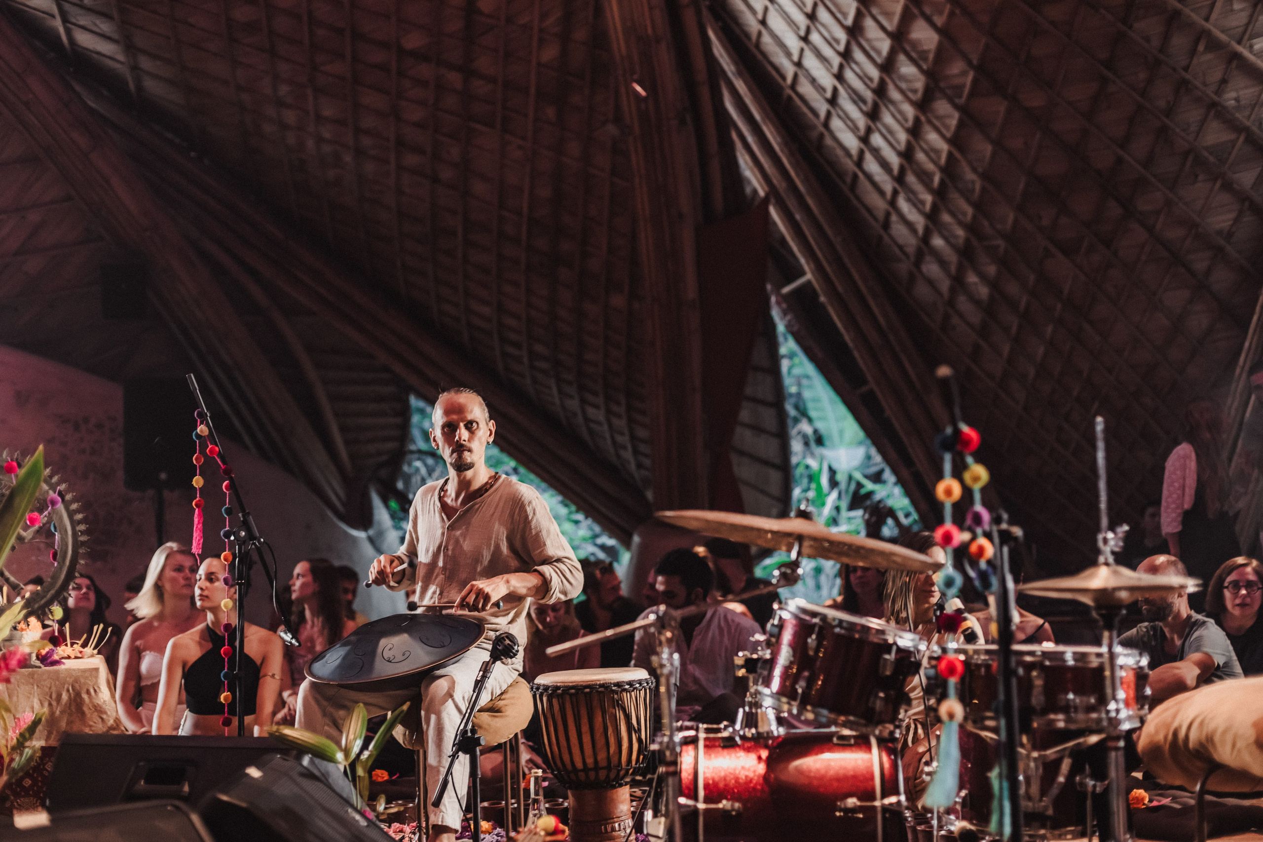 Hanuman Project kirtan at Alchemy march. Mariam Bagdasaryan