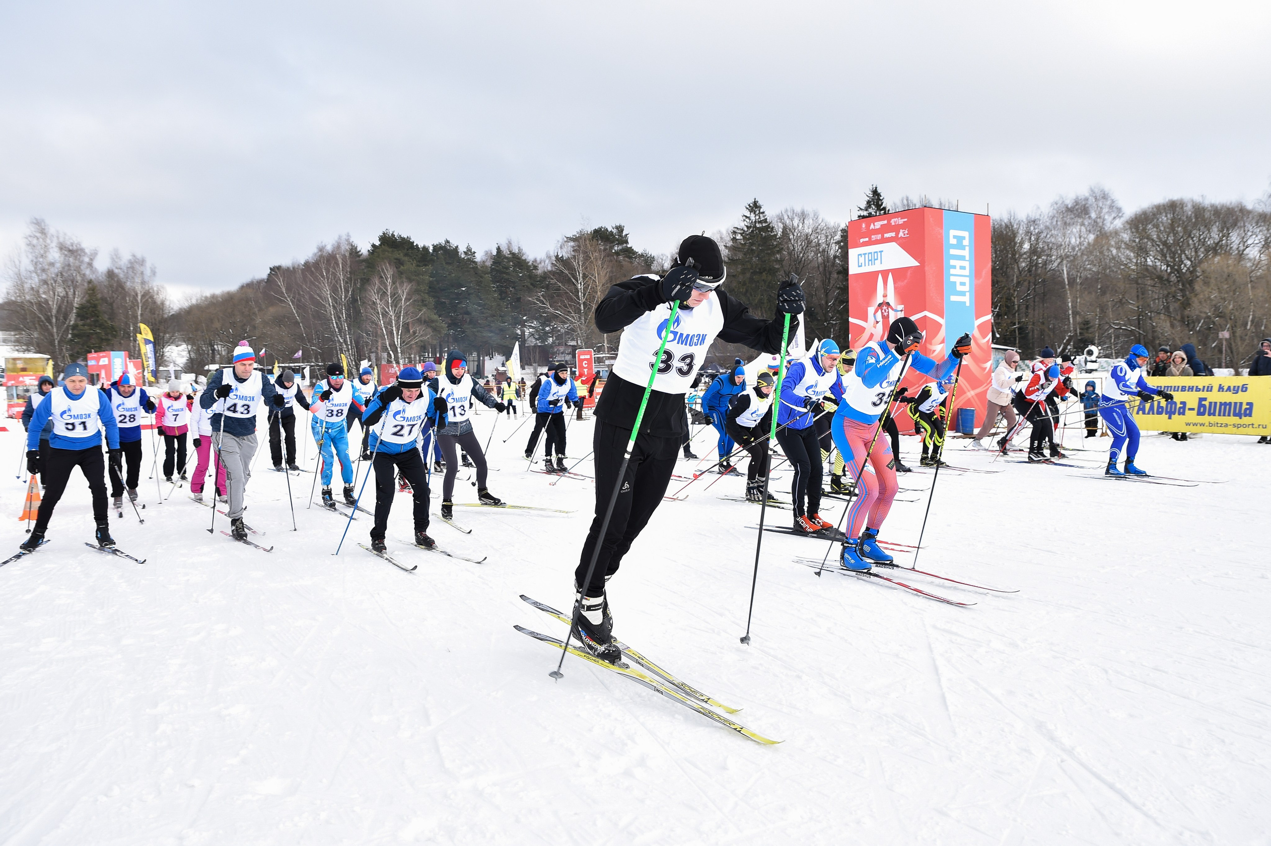 Лыжные гонки. Альфа-Битца. Репортажный и свадебный фотограф в Москве