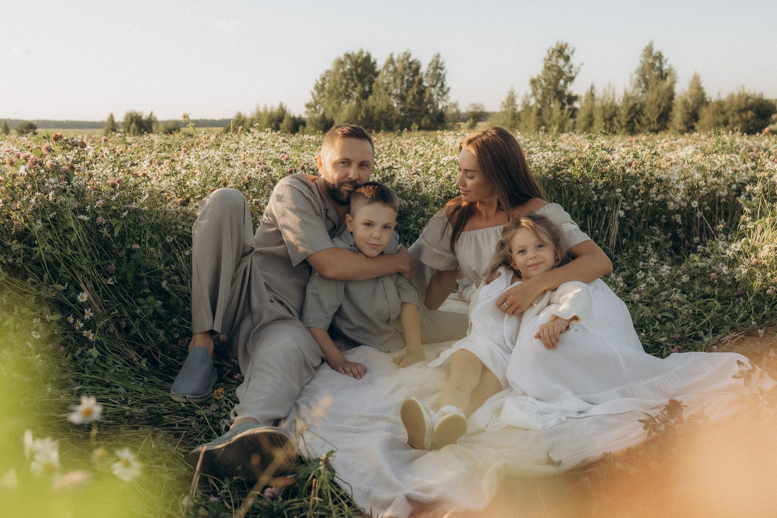 Семейная в ромашках. Эльвира Галимьянова — семейный фотограф Екатеринбурга