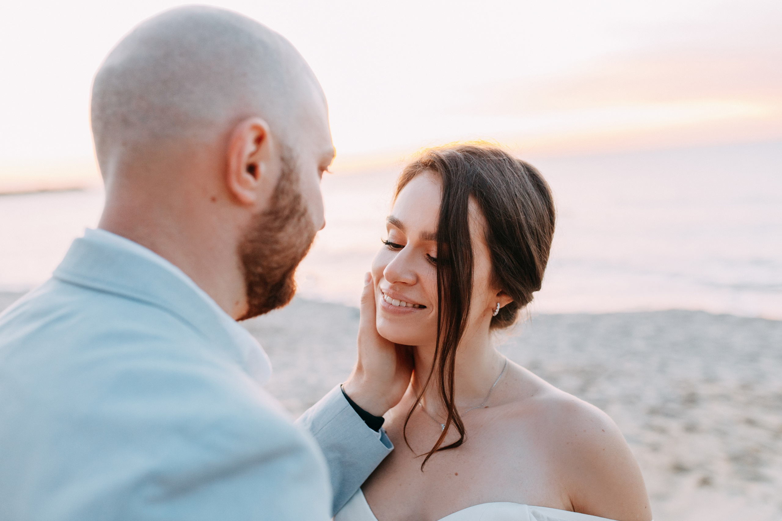 Свадебная фотосессия на море. Фотограф в Калининграде Екатерина Осинцева