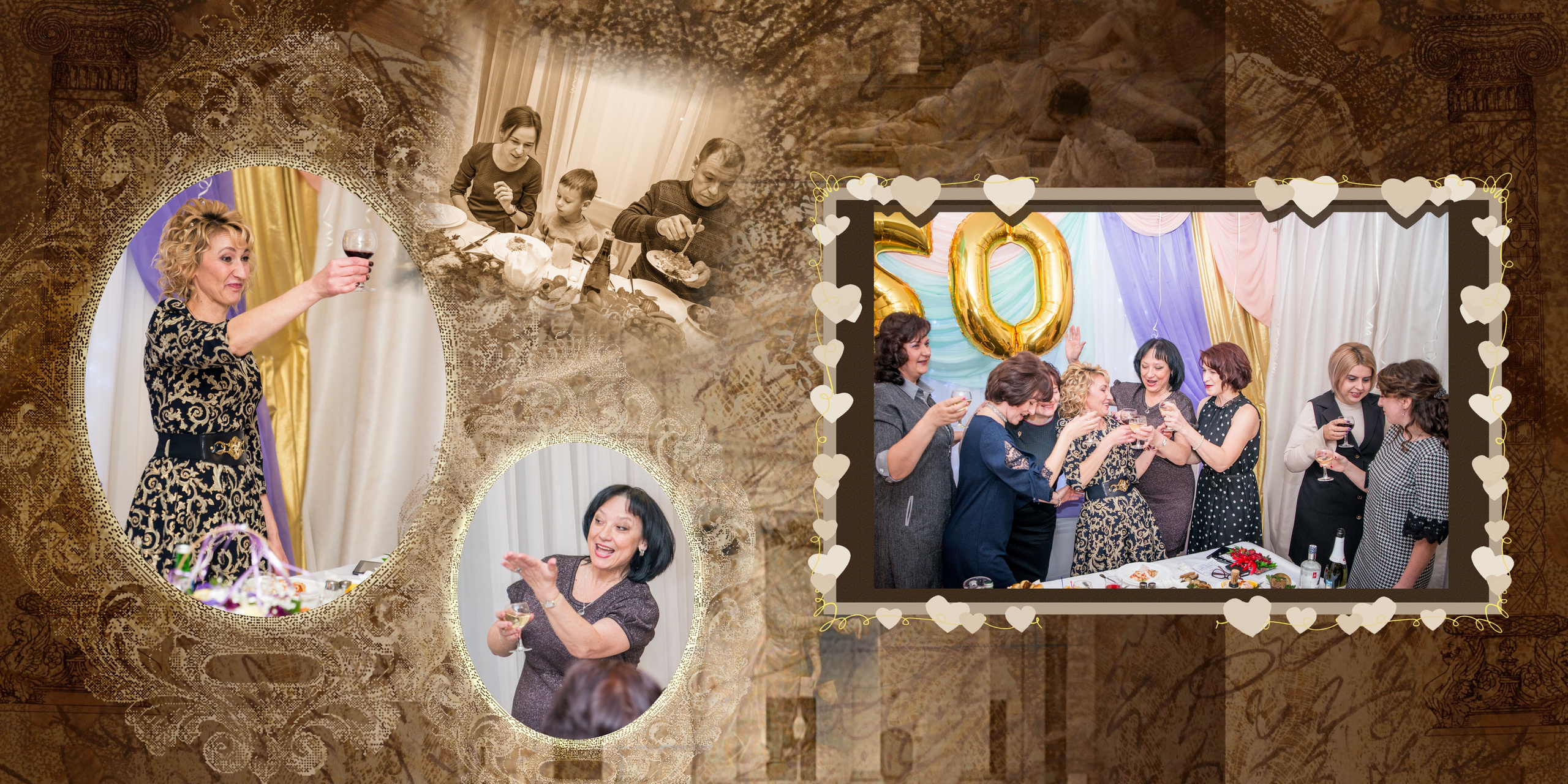 Юбилеи, фотокниги к юбилеям. Фотограф Сологуб Алексей Семенович