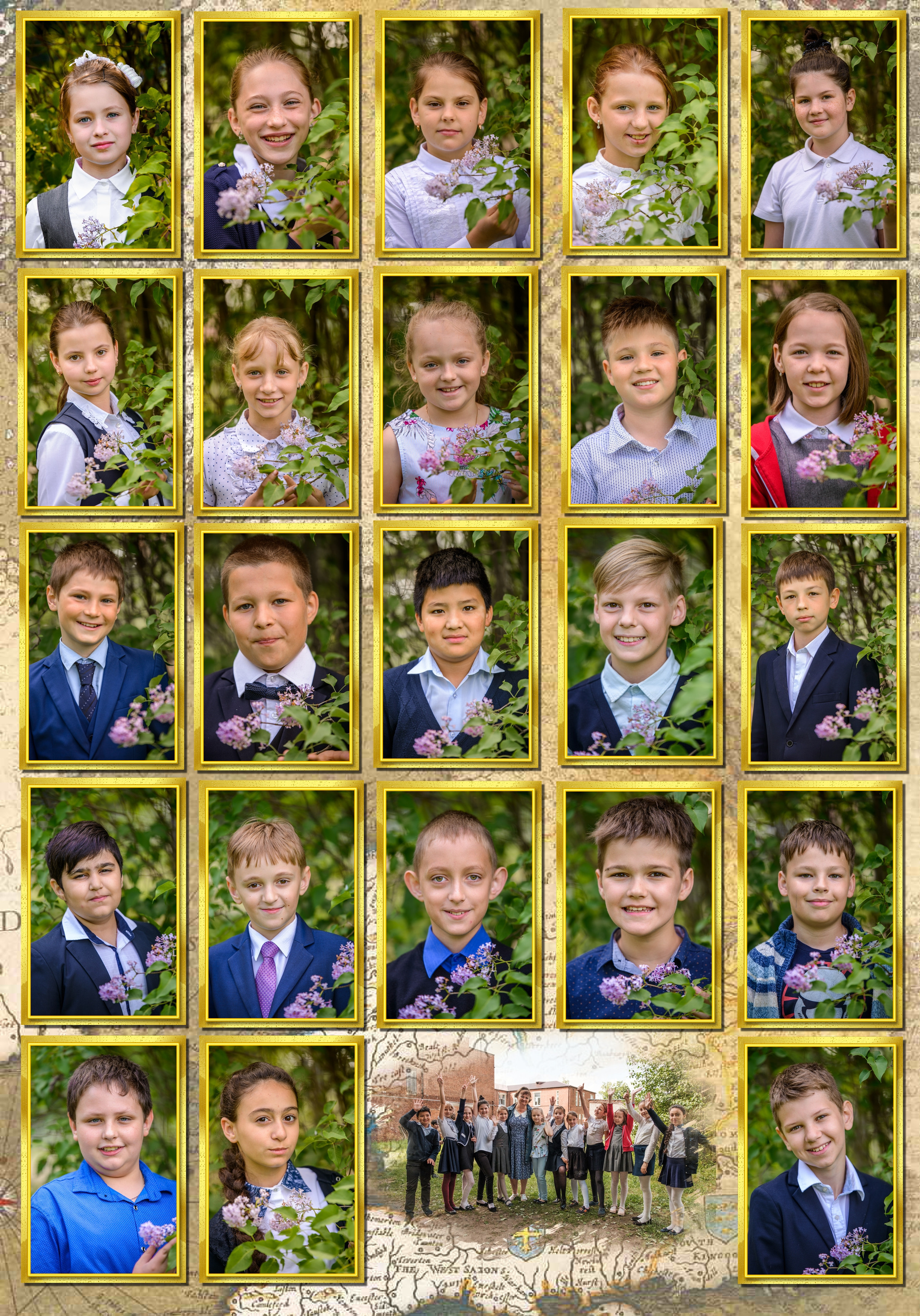 Выпускная фотокнига 4 класса. Фотограф Сологуб Алексей Семенович