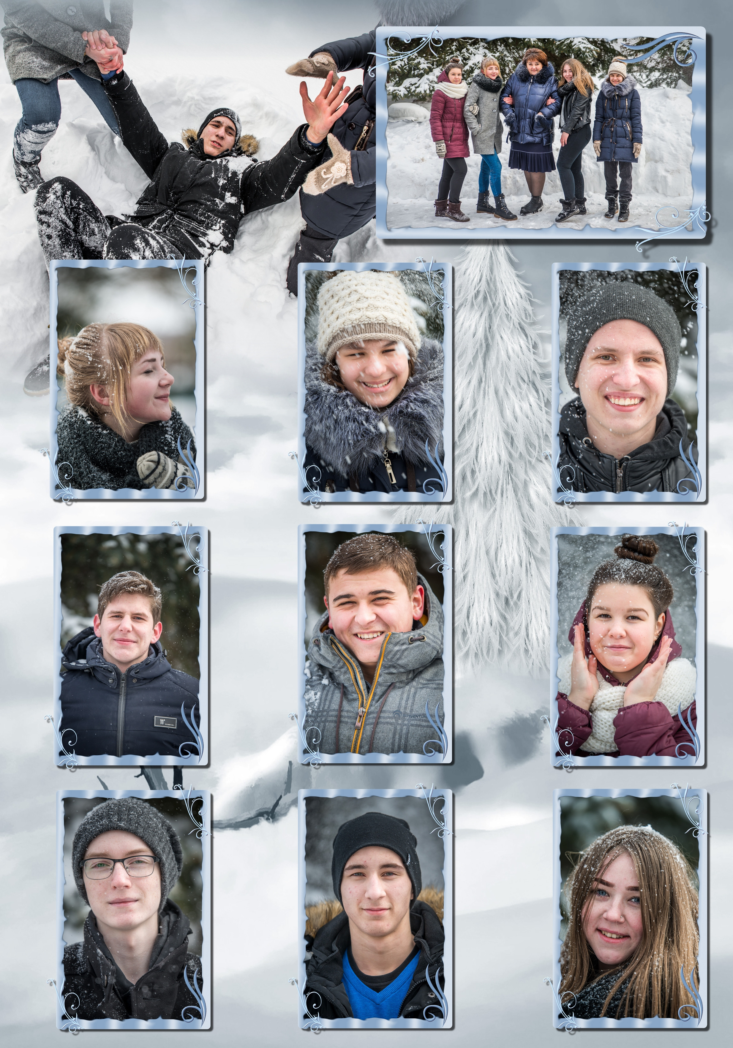 Выпускная фотокнига 11 класса. Фотограф Сологуб Алексей Семенович