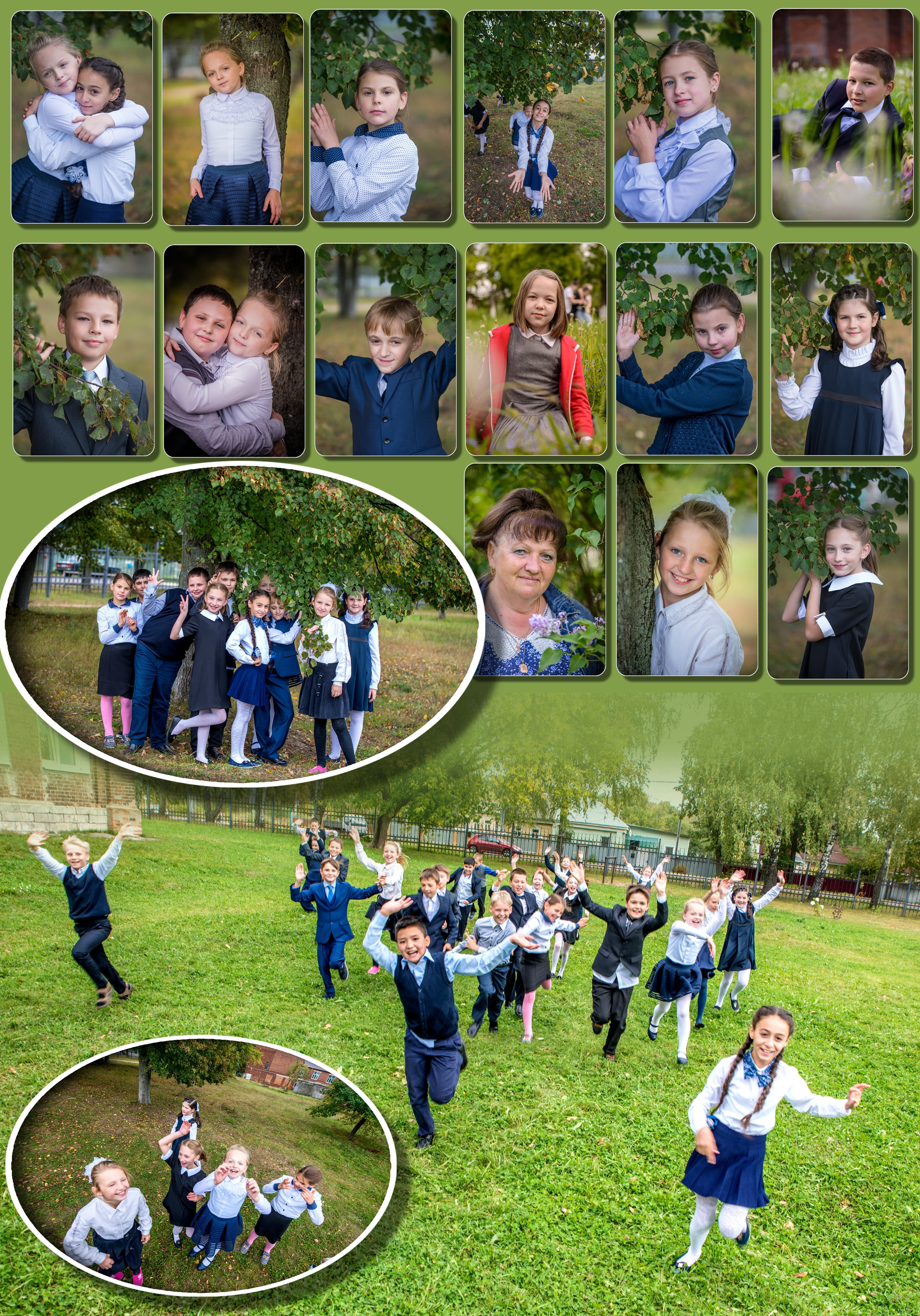 Выпускная фотокнига 4 класса. Фотограф Сологуб Алексей Семенович