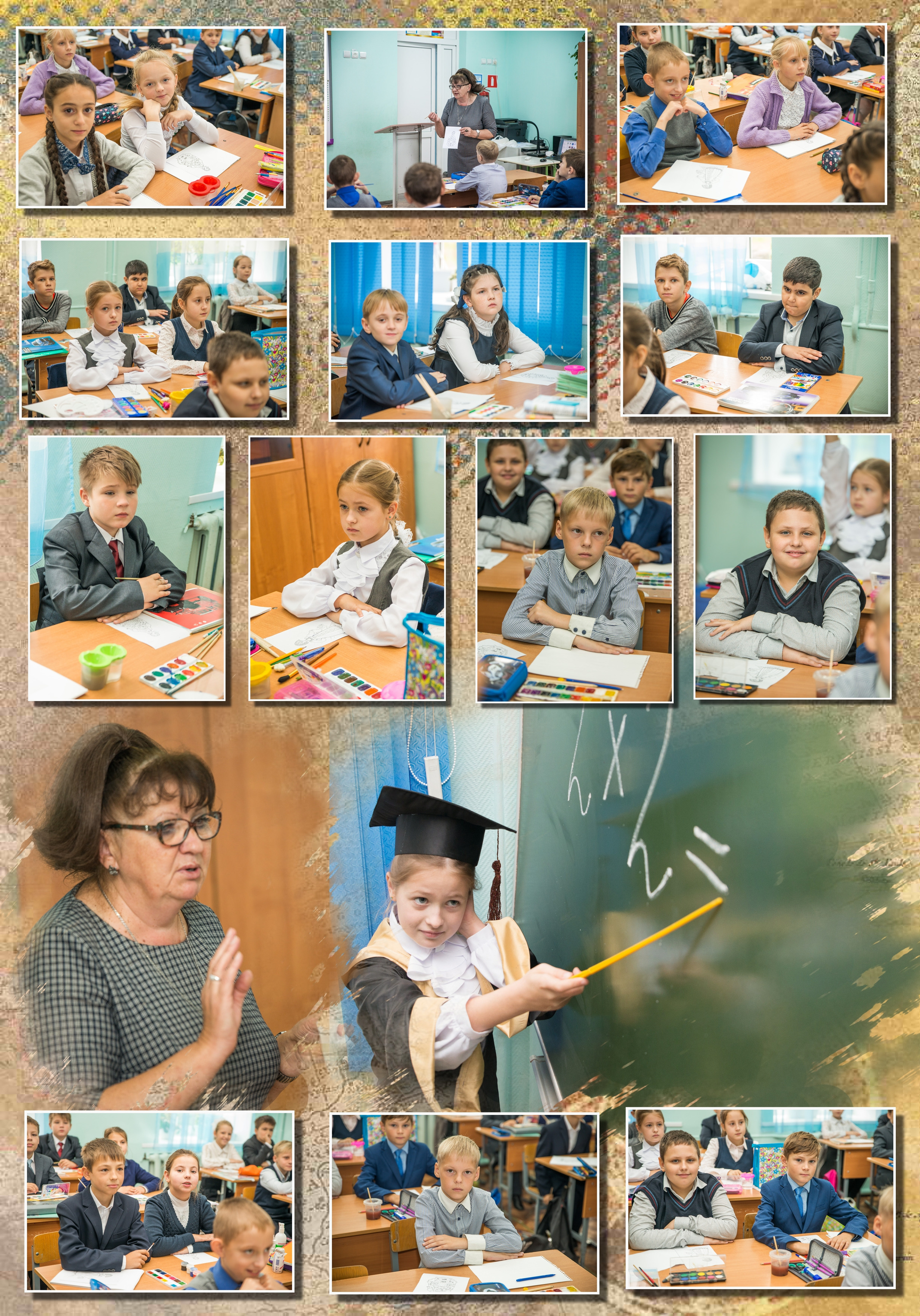 Выпускная фотокнига 4 класса. Фотограф Сологуб Алексей Семенович