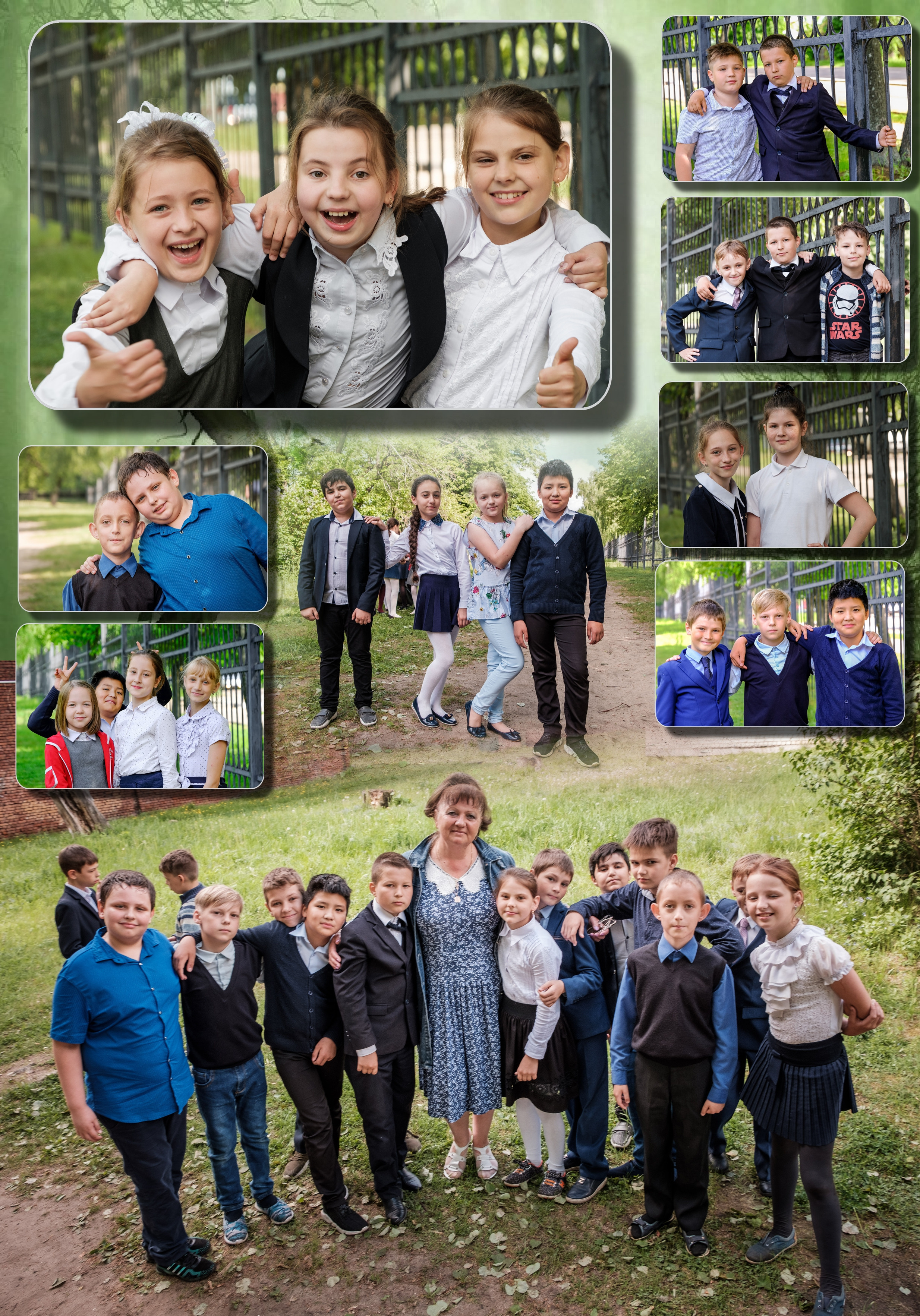 Выпускная фотокнига 4 класса. Фотограф Сологуб Алексей Семенович