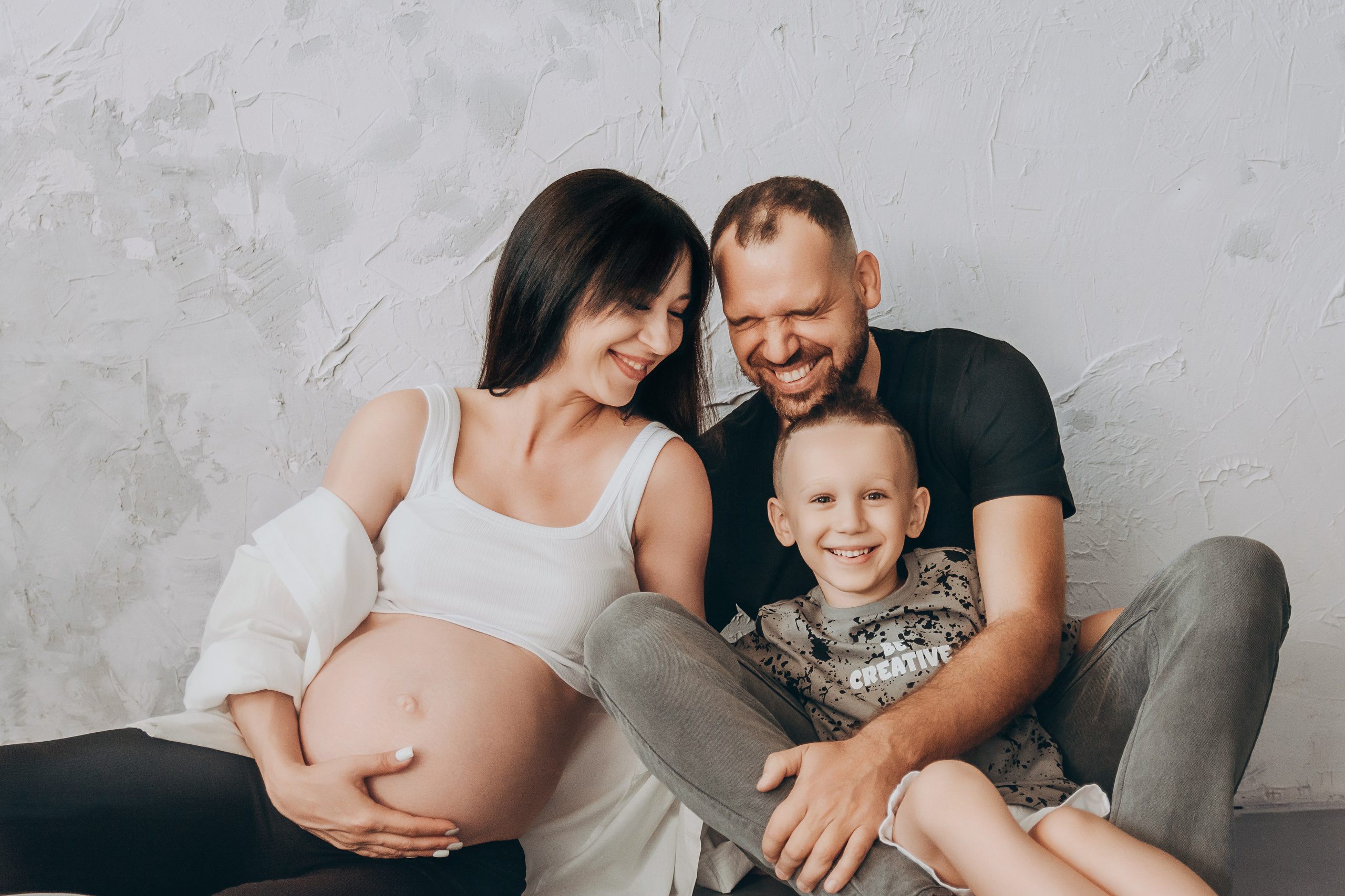 Фотосессия беременности Юля с семьей. Семейный и детский фотограф Кущ Наташа