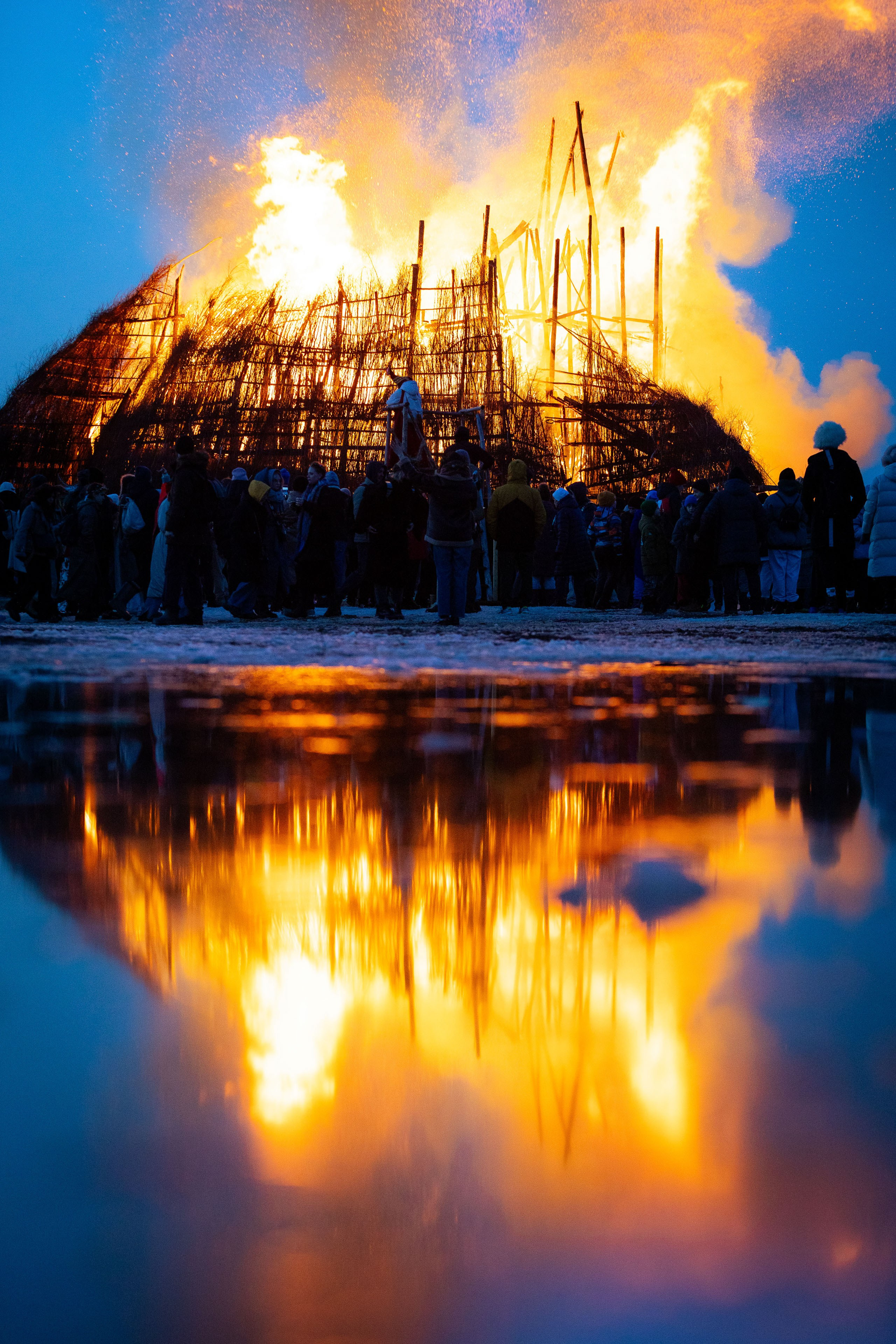 Масленица в Никола-Ленивце, весна 2024 г. Фотограф Виноградов Константин