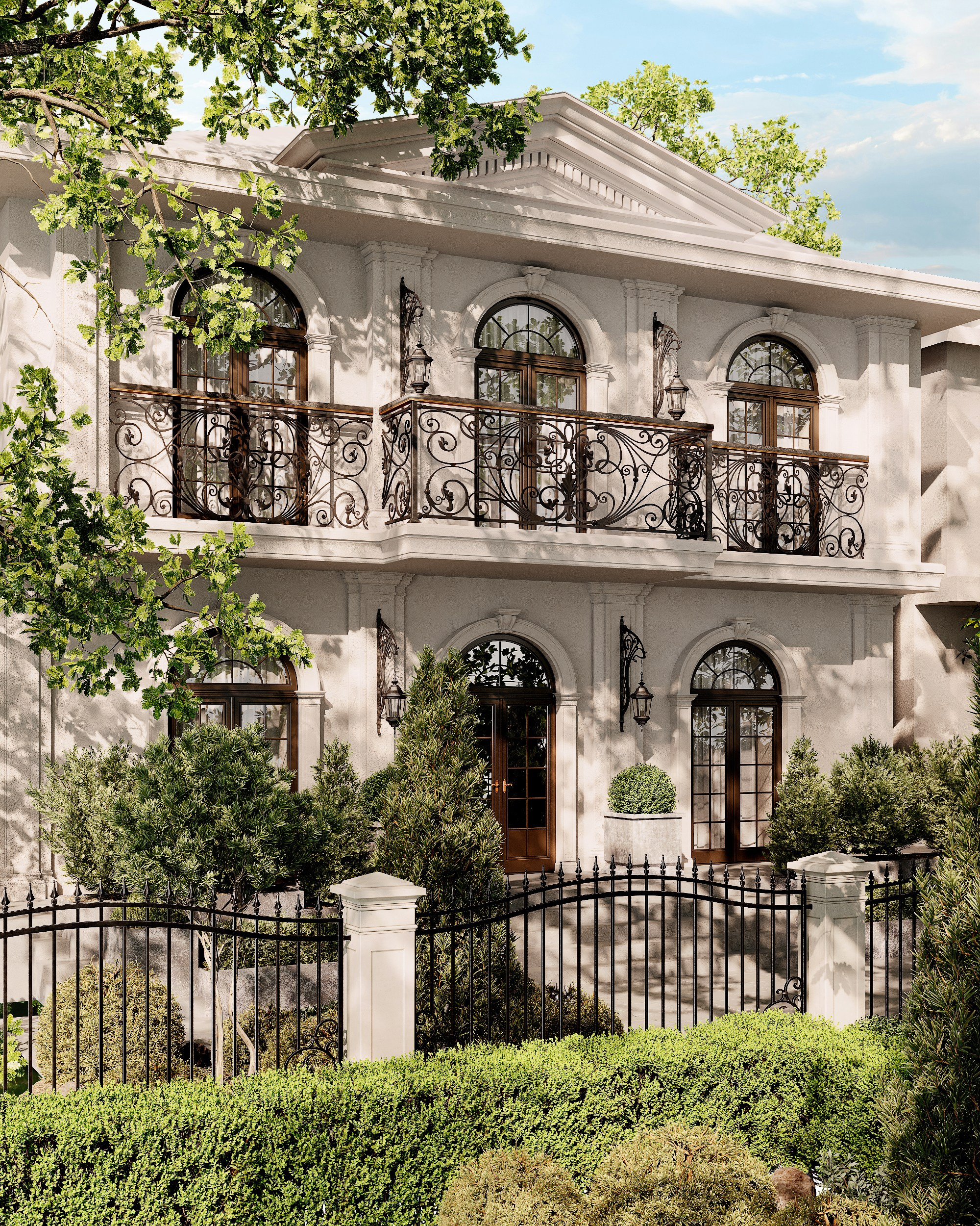 Melbourne-style house. Solovets visualization