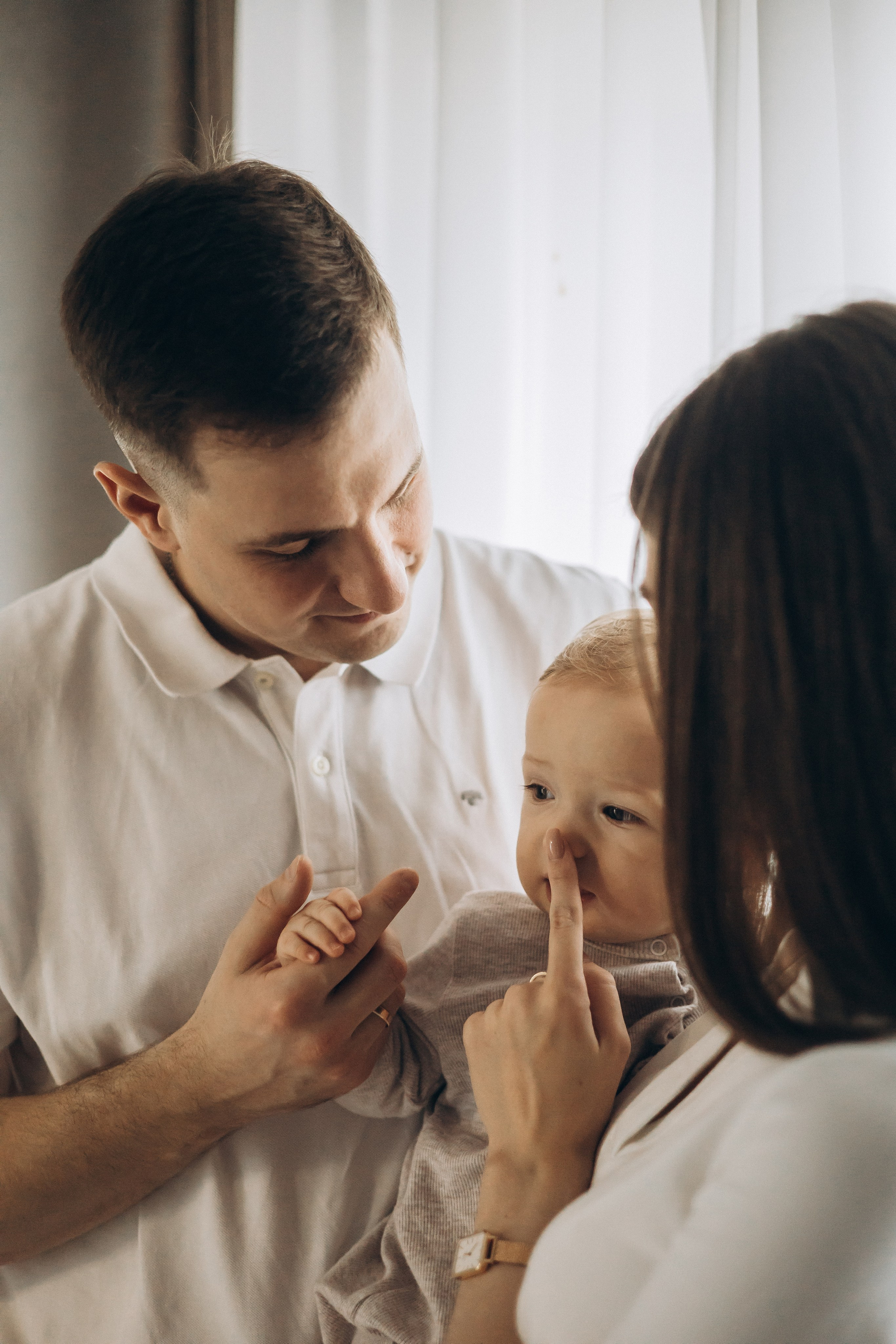 Юлия, Максим и малыш Ефим. Семейный, домашний, ньюборн фотограф Москва Цветкова Елизавета