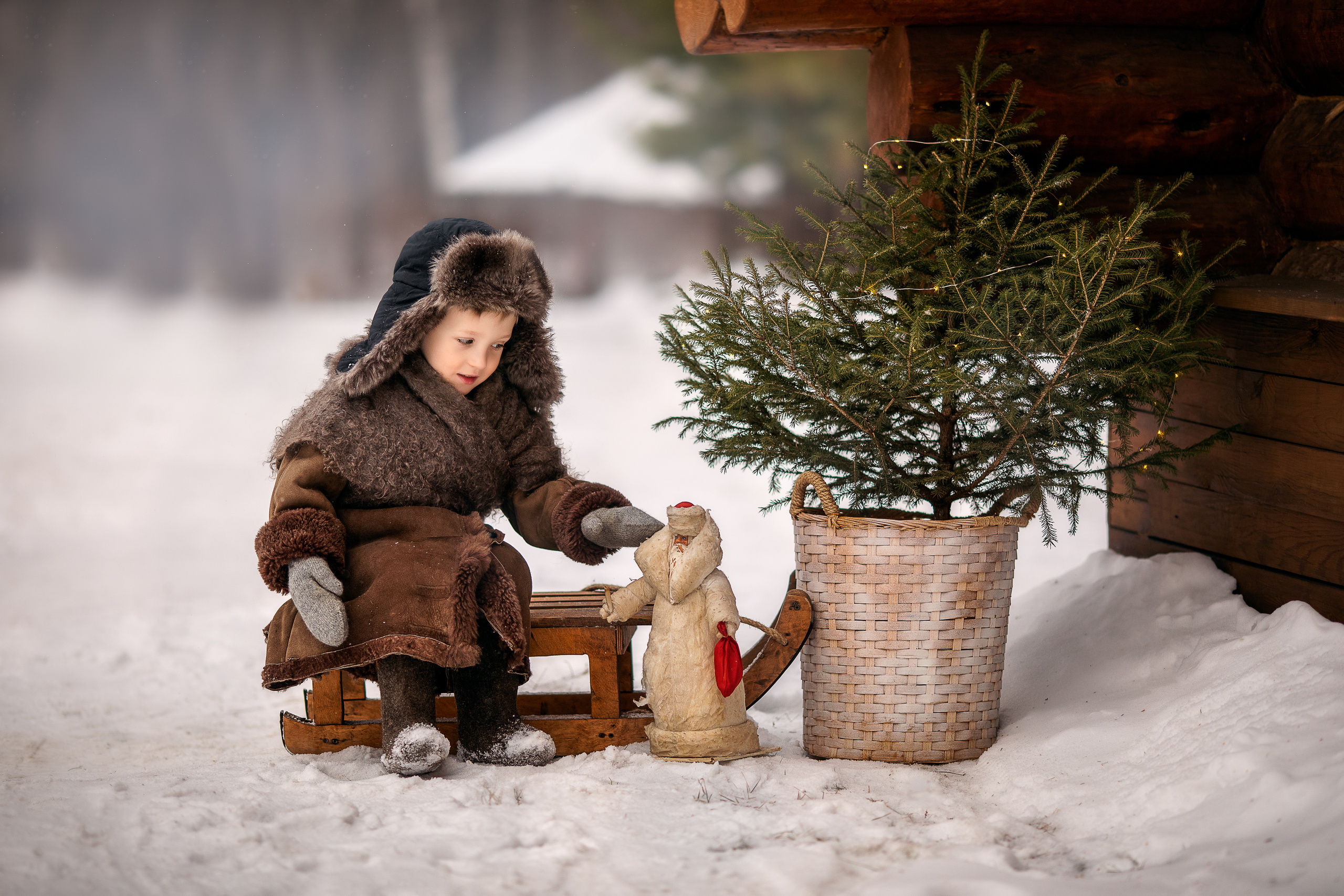 Зимушка. Детский и семейный фотограф в Красноярске Елена Коровкина