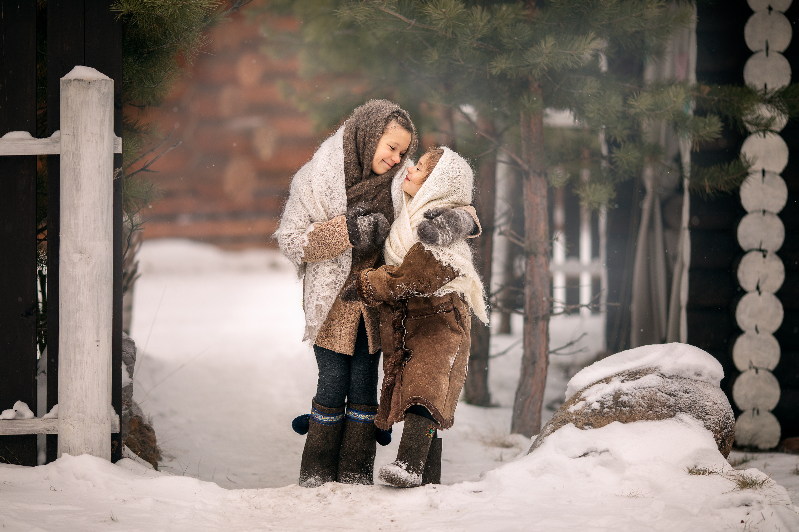 Зимушка. Детский и семейный фотограф в Красноярске Елена Коровкина
