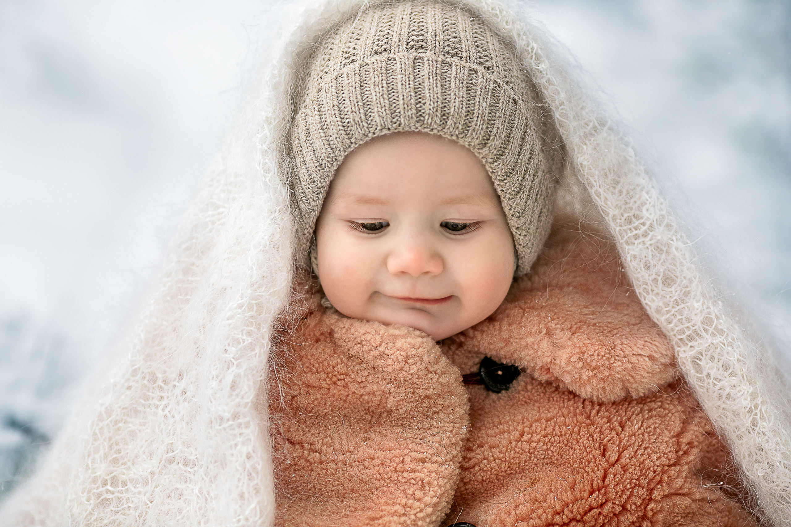 В зимнем лесу. Детский и семейный фотограф в Красноярске Елена Коровкина