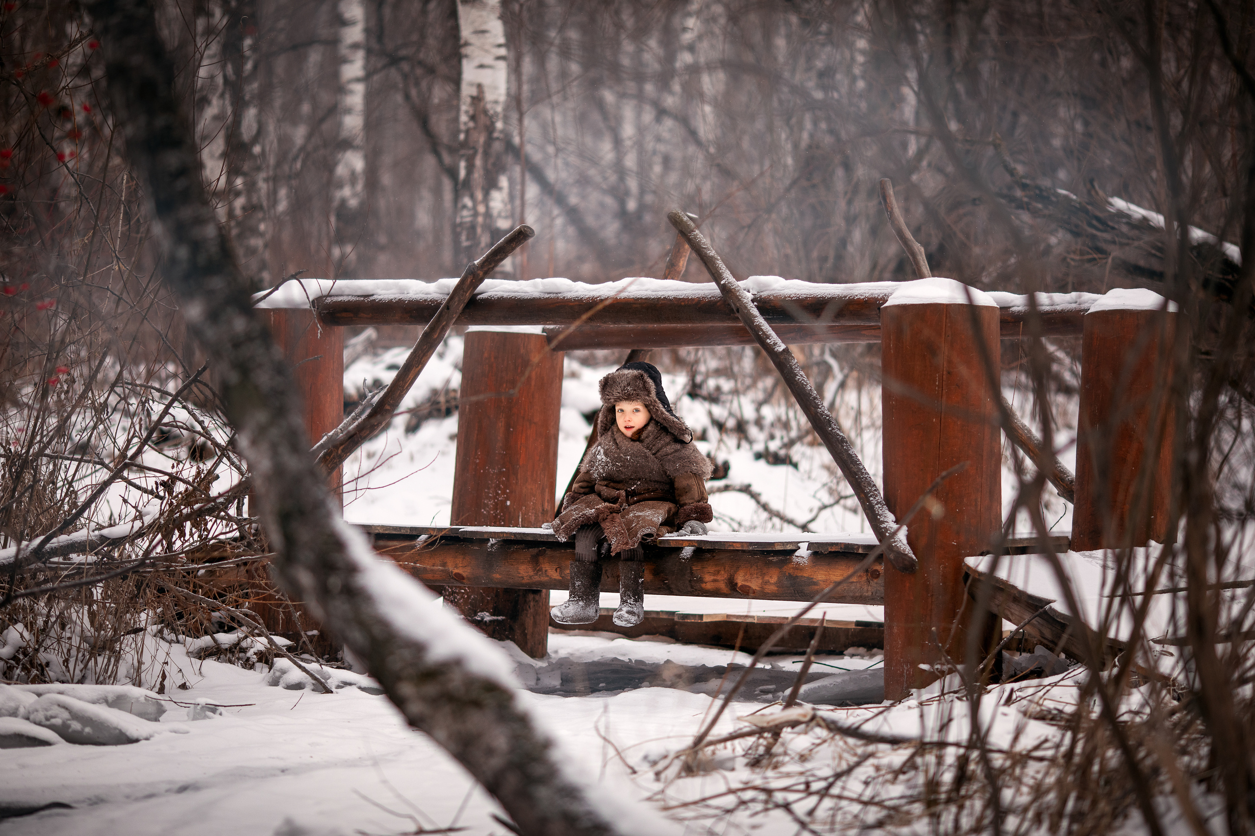 Зимушка. Детский и семейный фотограф в Красноярске Елена Коровкина