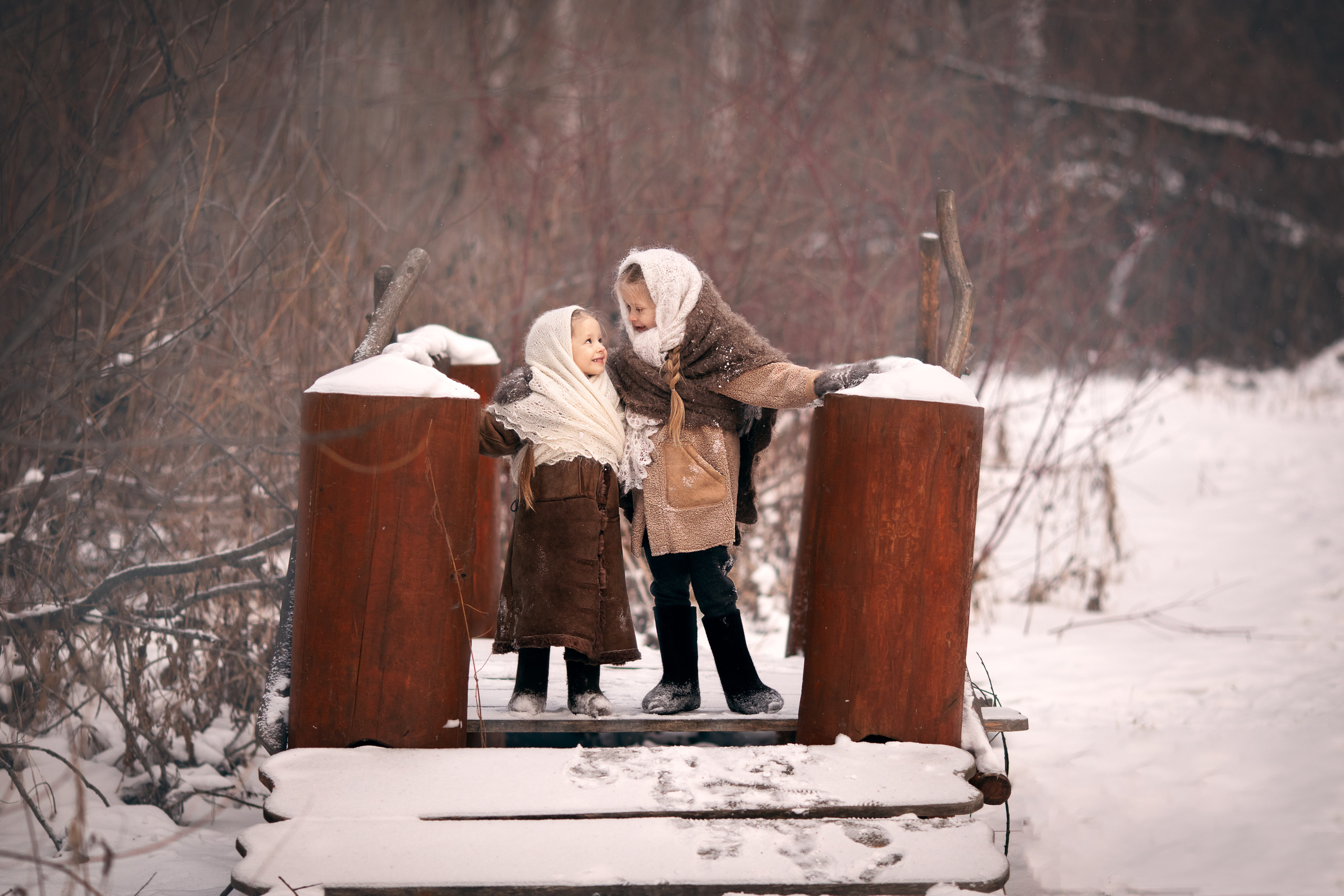 Зимушка. Детский и семейный фотограф в Красноярске Елена Коровкина