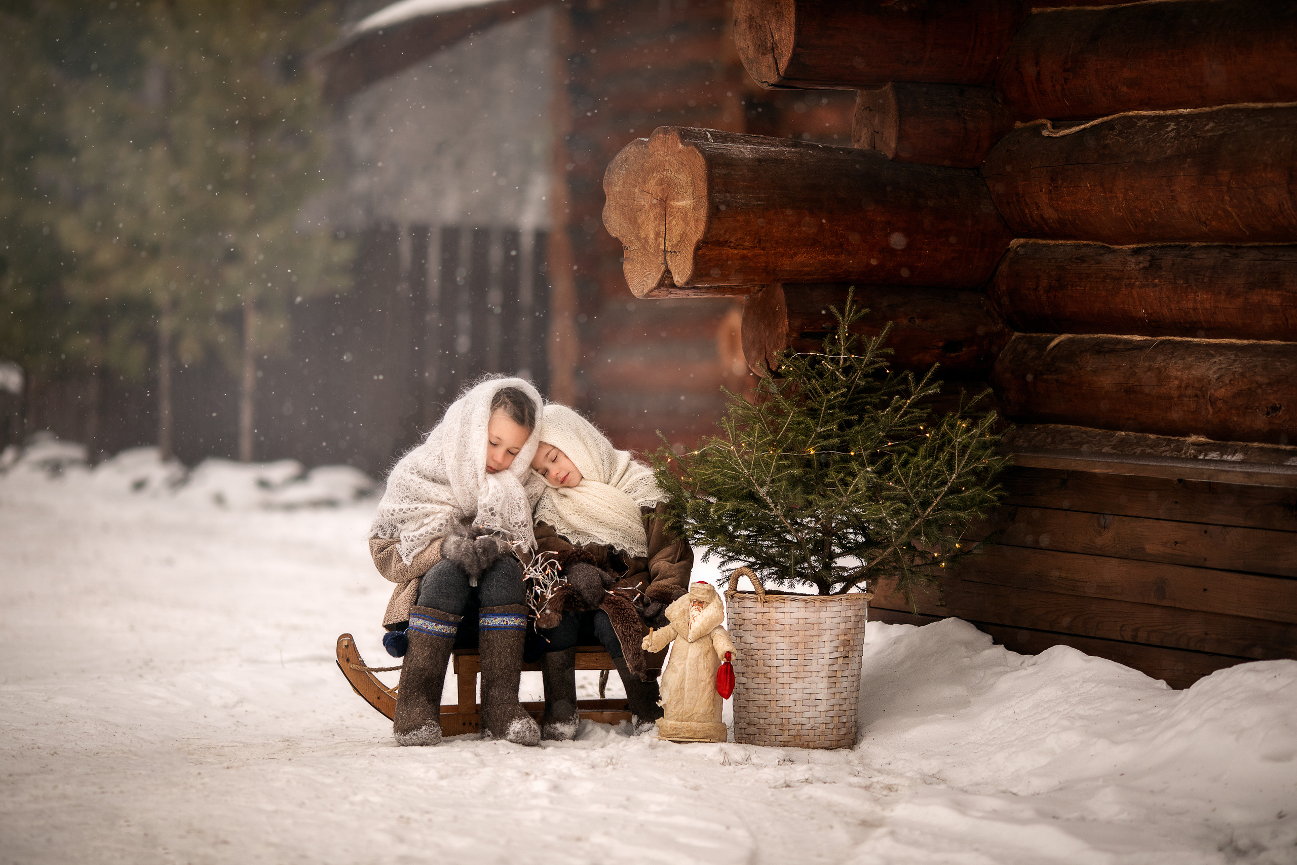 Зимушка. Детский и семейный фотограф в Красноярске Елена Коровкина