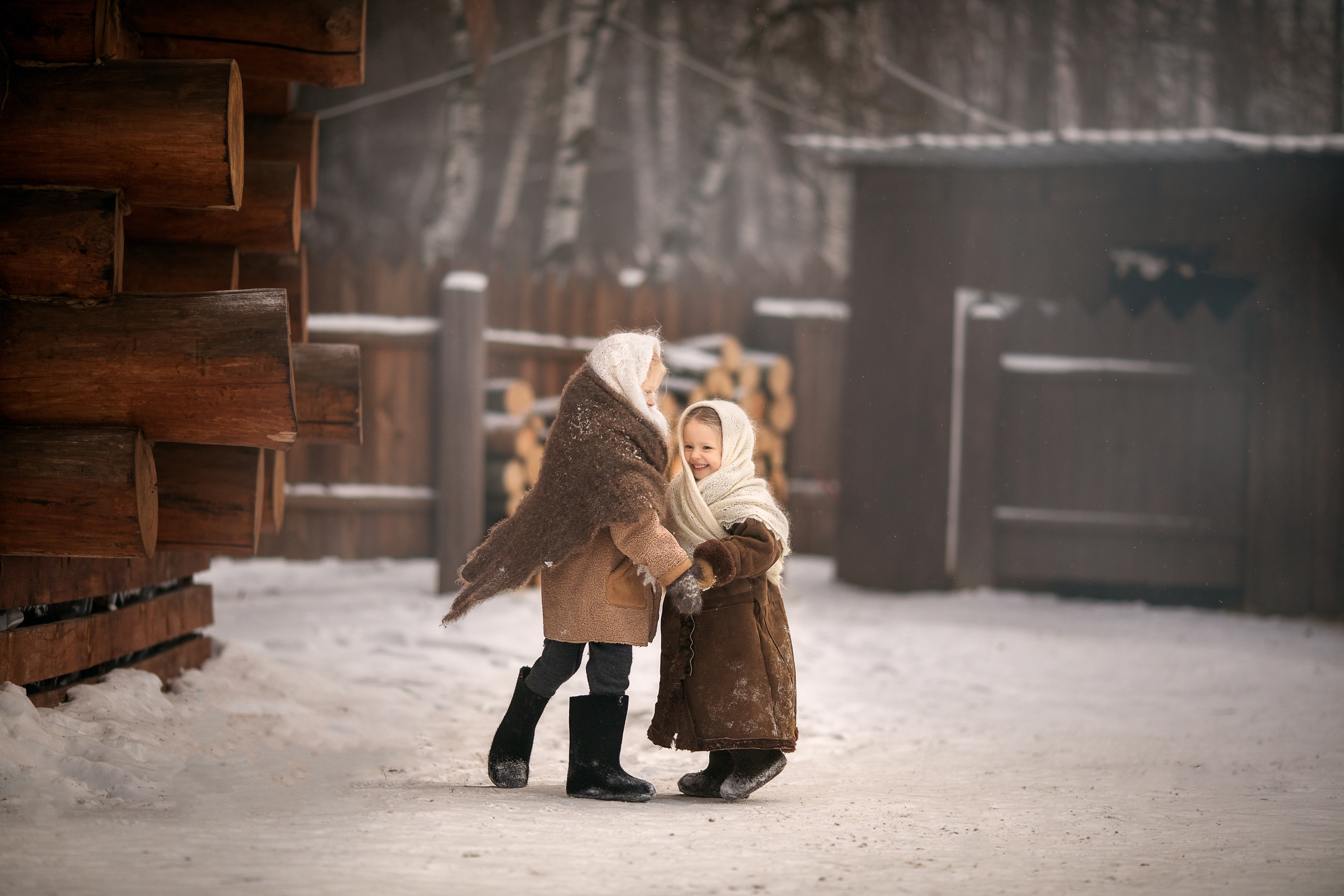 Зимушка. Детский и семейный фотограф в Красноярске Елена Коровкина