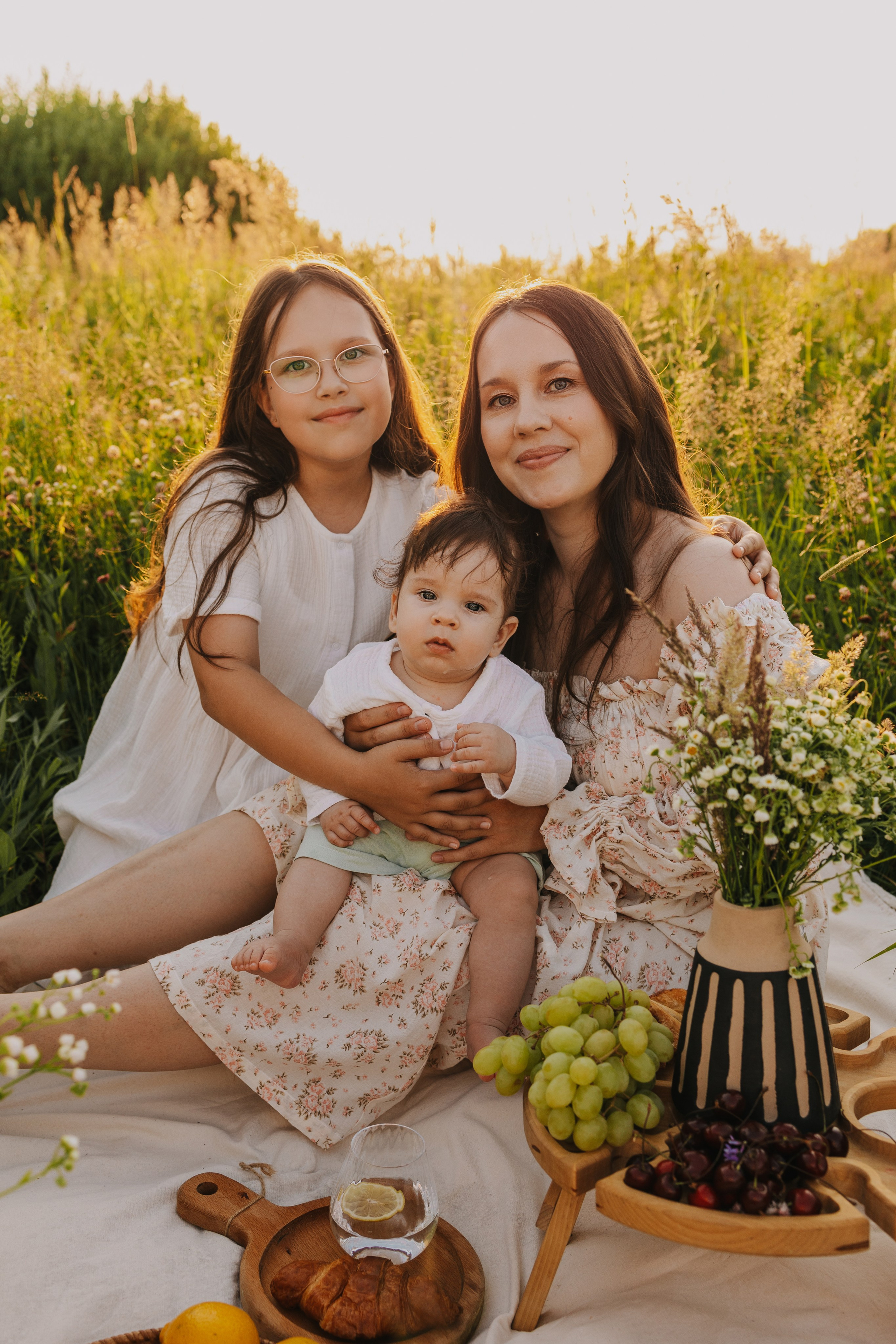 Семейный Пикник: Летняя Съемка